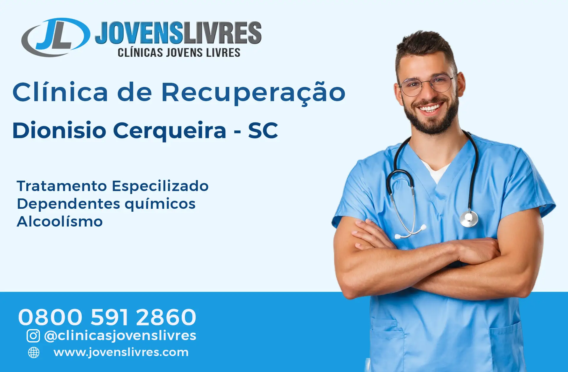 Clínica de Recuperação em Dionísio Cerqueira - SC