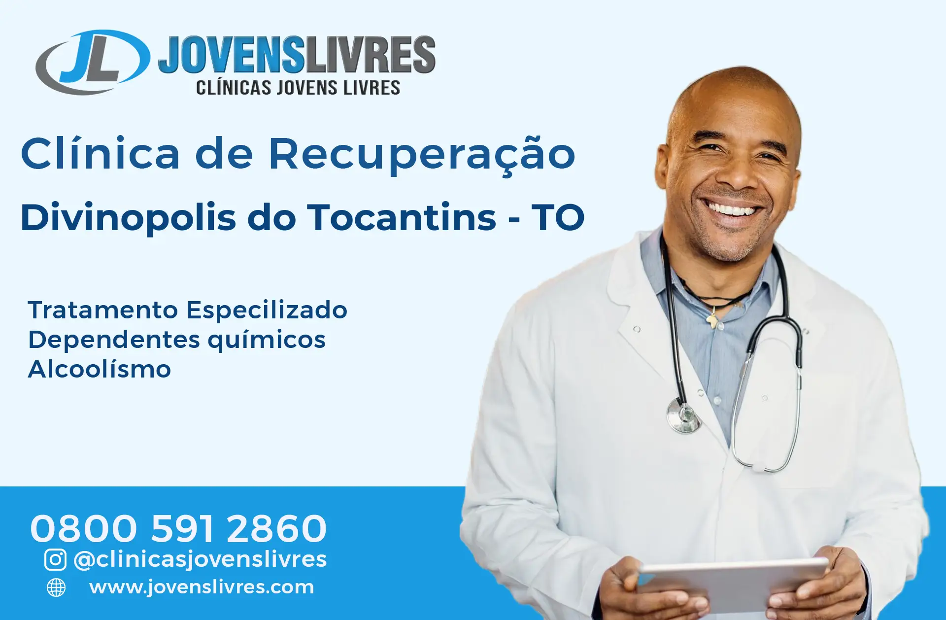 Clínica de Recuperação em Divinópolis do Tocantins - TO