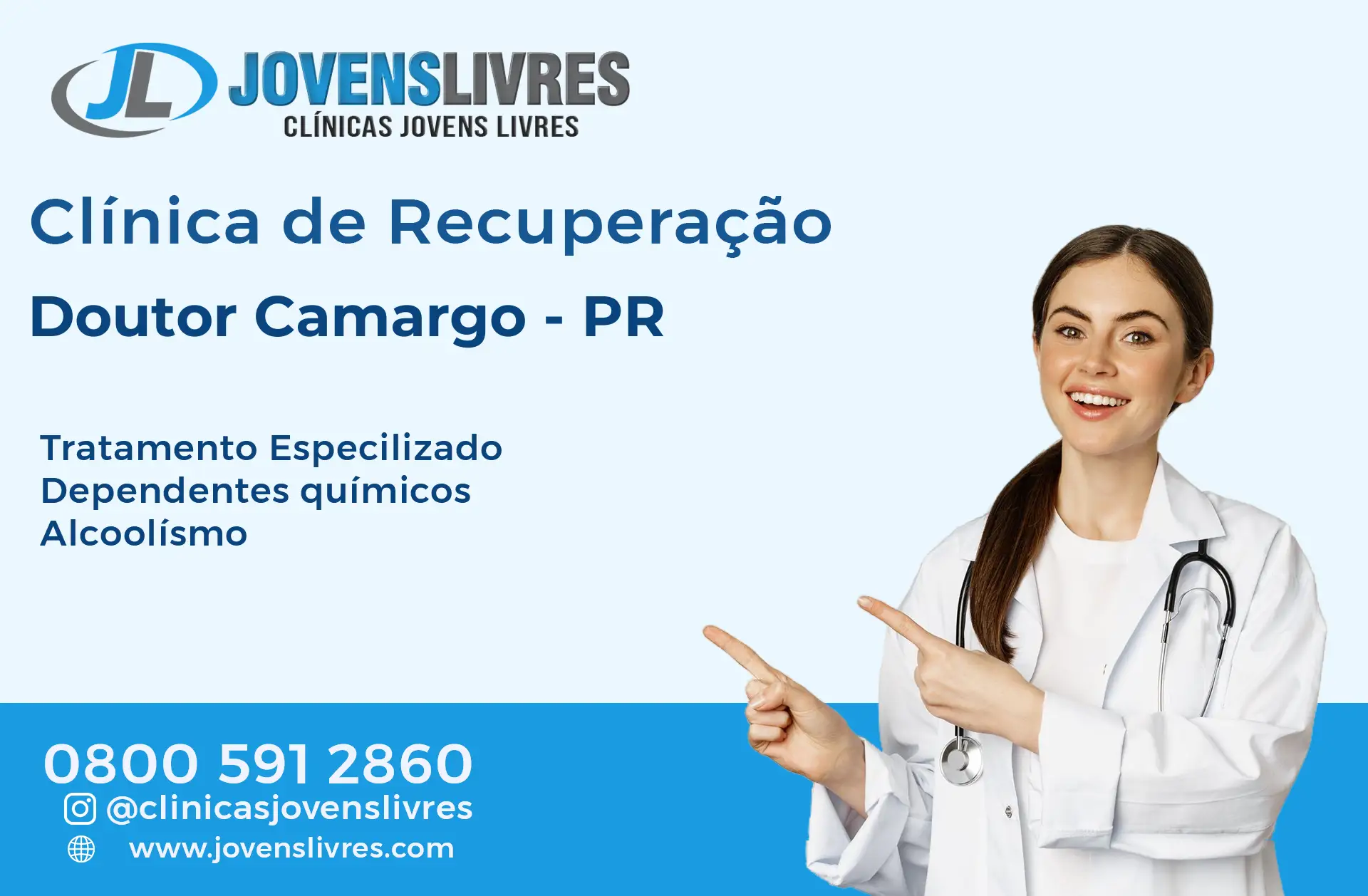 Clínica de Recuperação em Doutor Camargo - PR