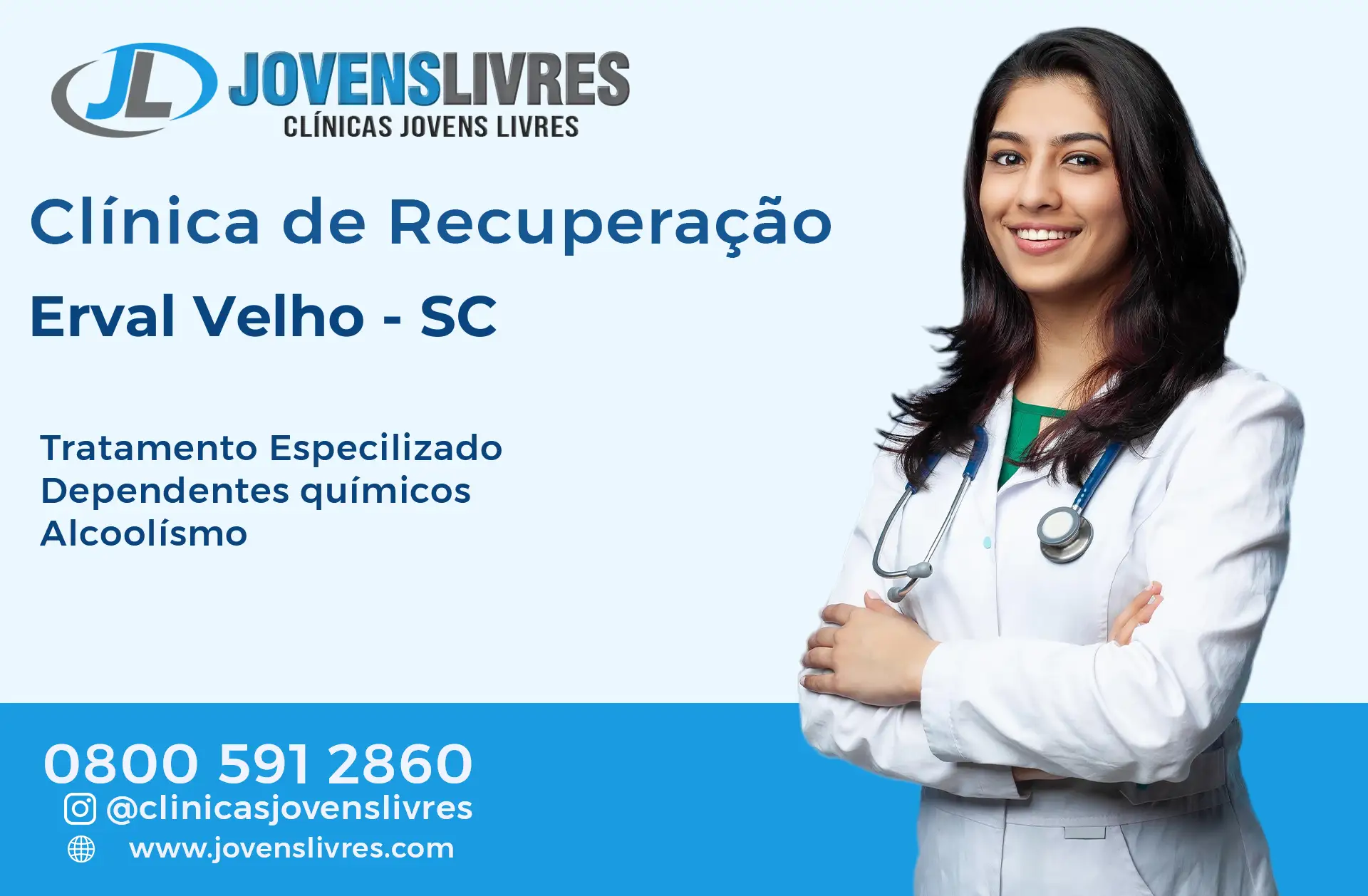 Clínica de Recuperação em Erval Velho - SC