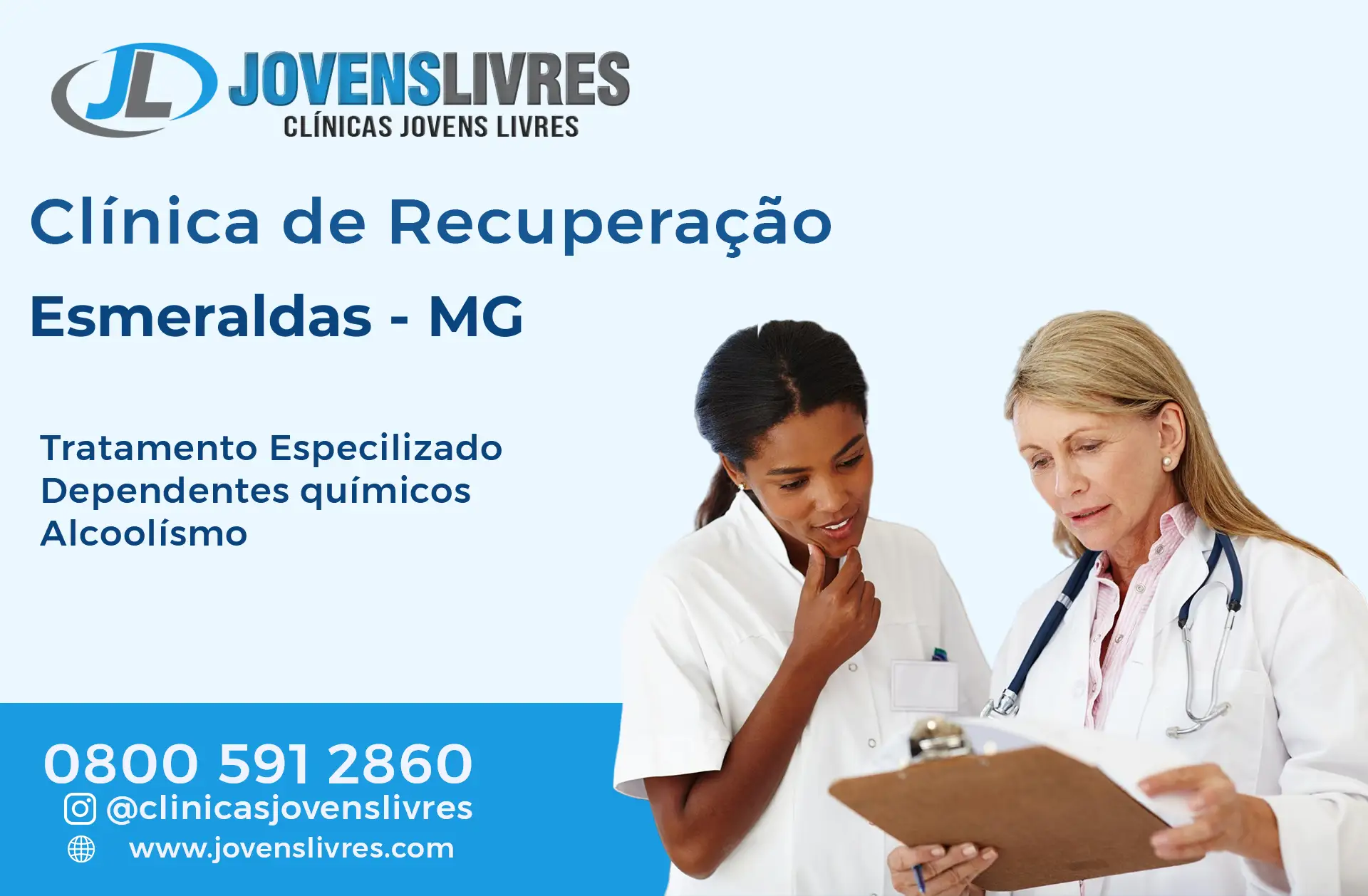 Clínica de Recuperação em Esmeraldas - MG