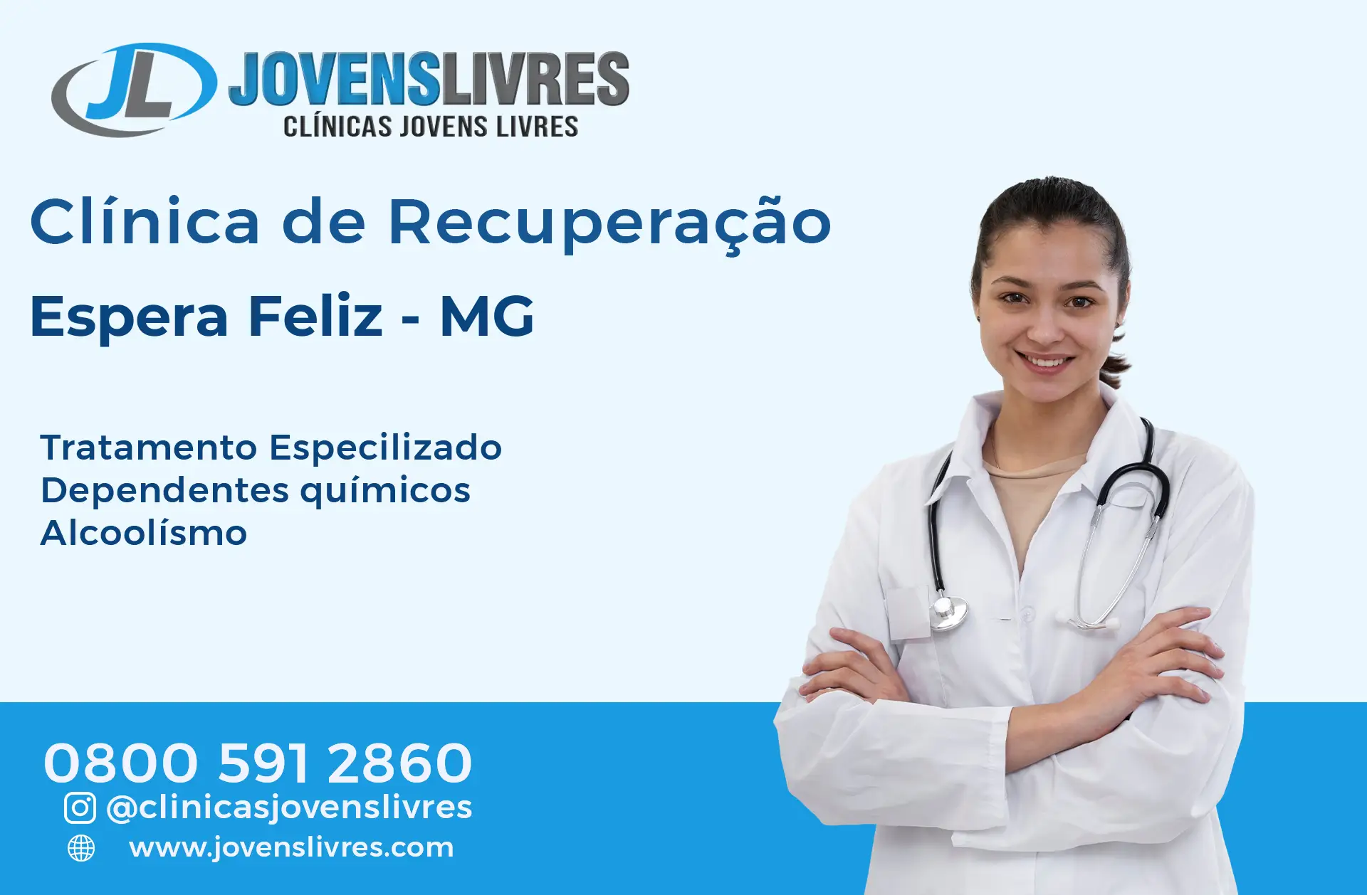 Clínica de Recuperação em Espera Feliz - MG