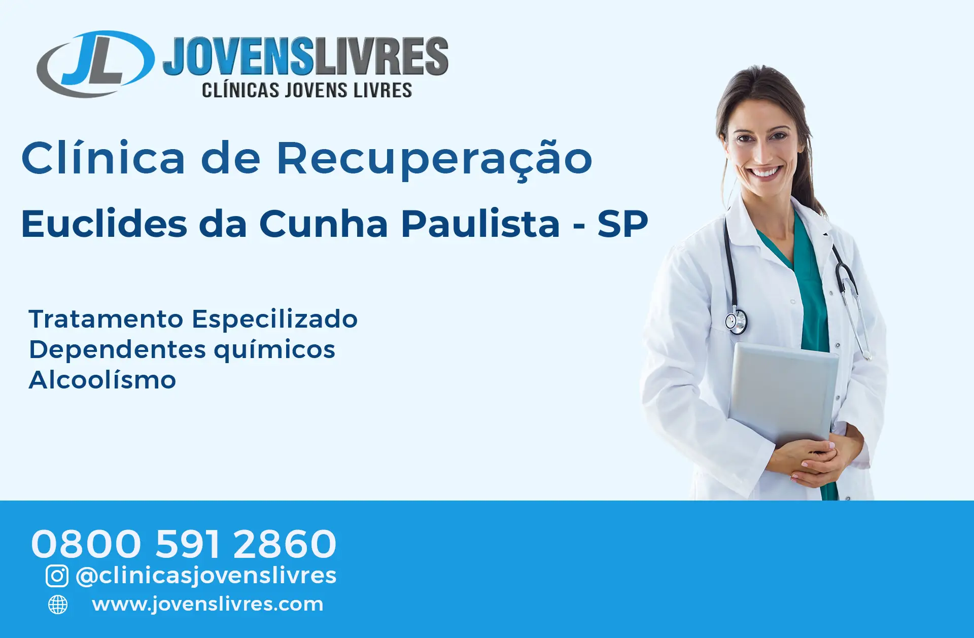 Clínica de Recuperação em Euclides da Cunha Paulista - SP