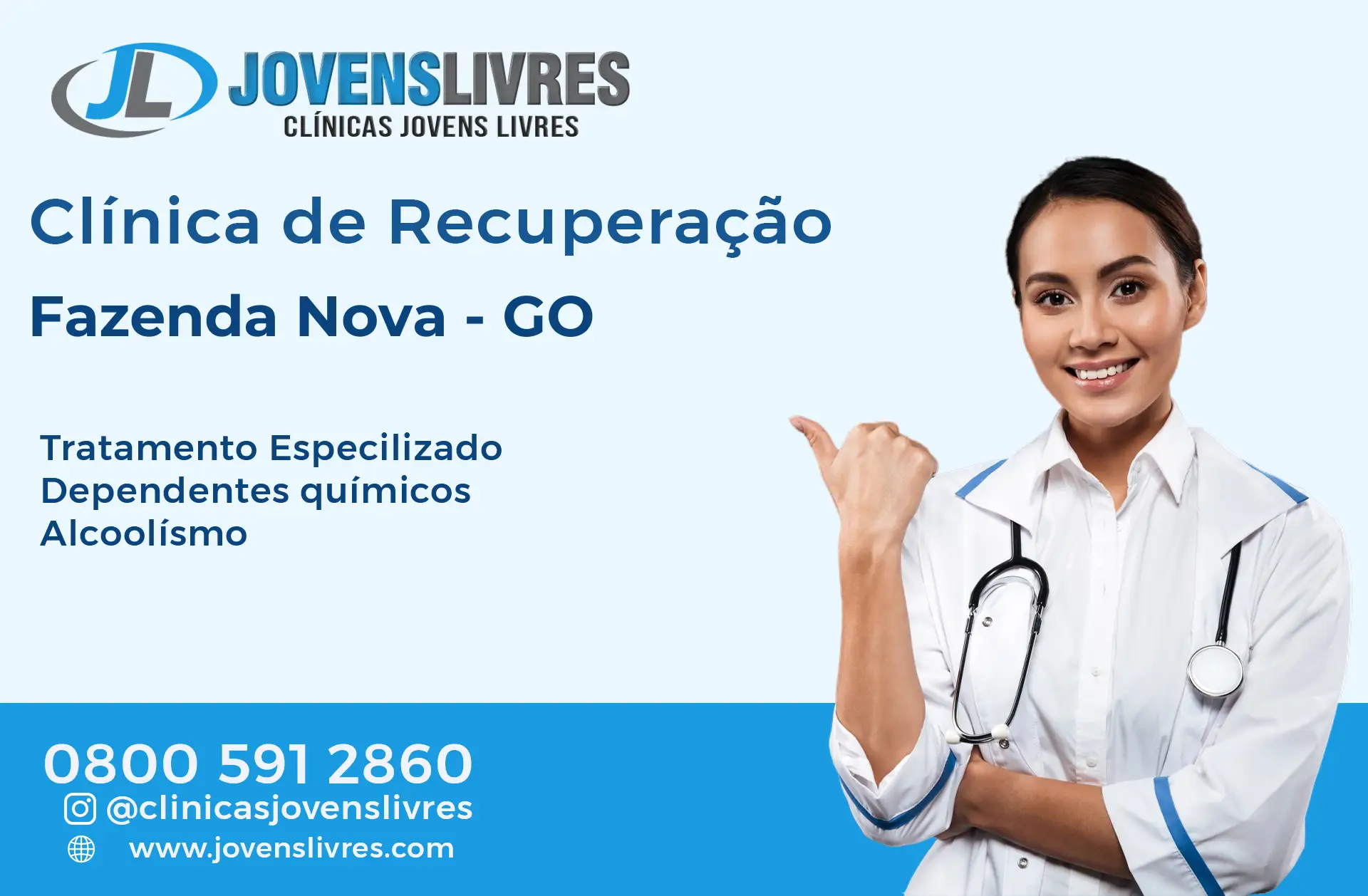 Clínica de Recuperação em Fazenda Nova - GO