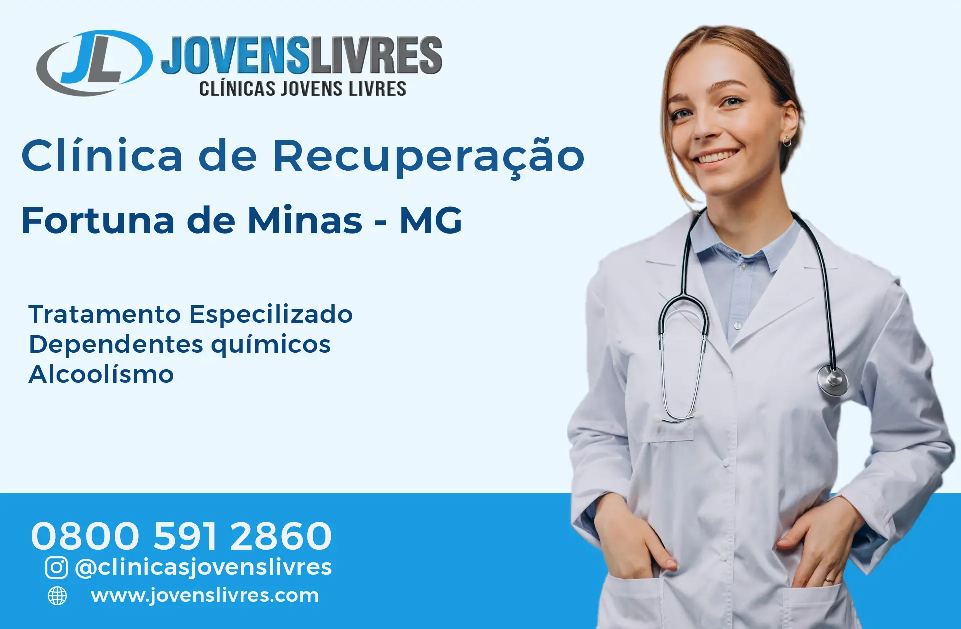 Clínica de Recuperação em Fortuna de Minas - MG