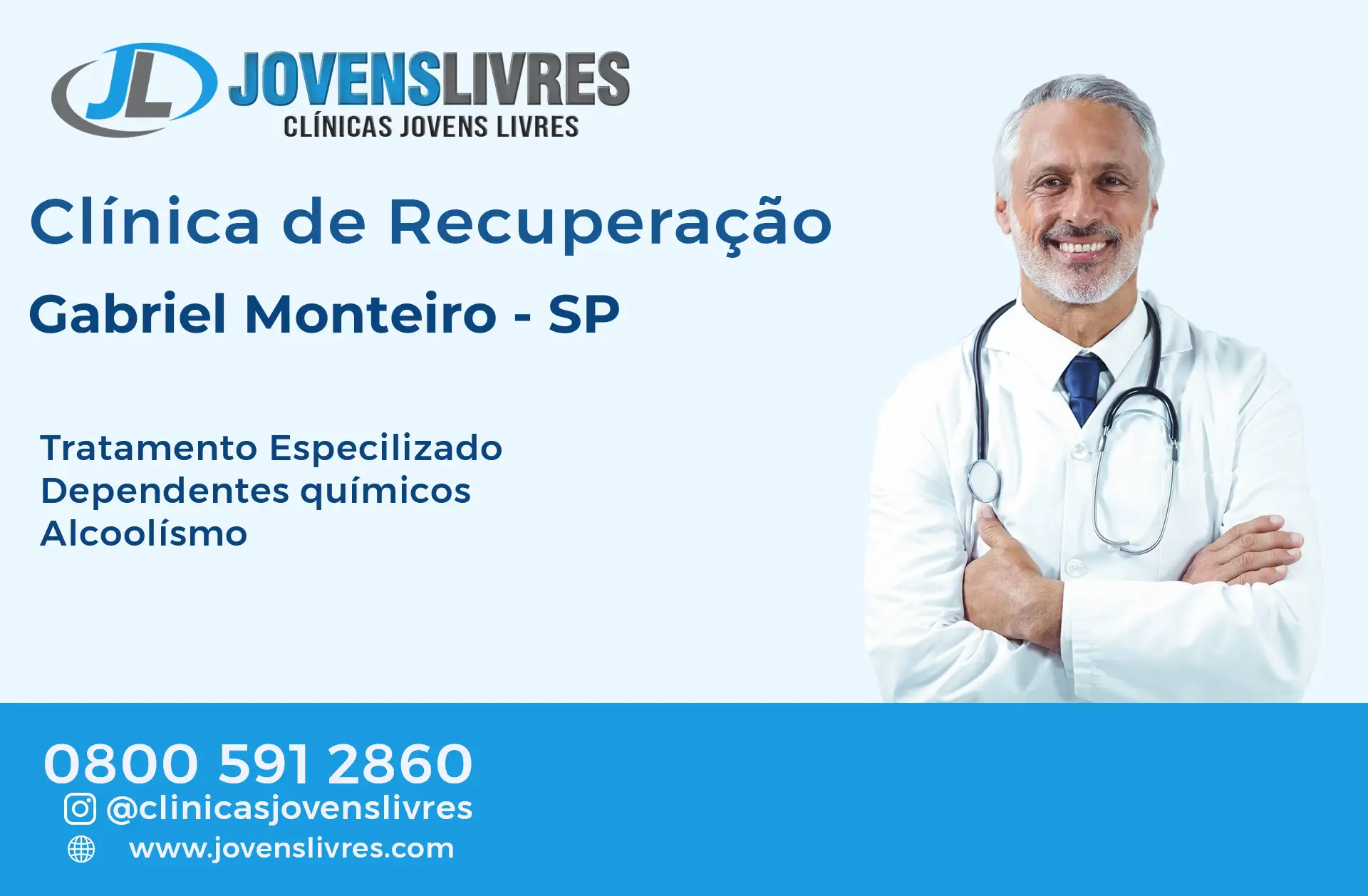 Clínica de Recuperação em Gabriel Monteiro - SP