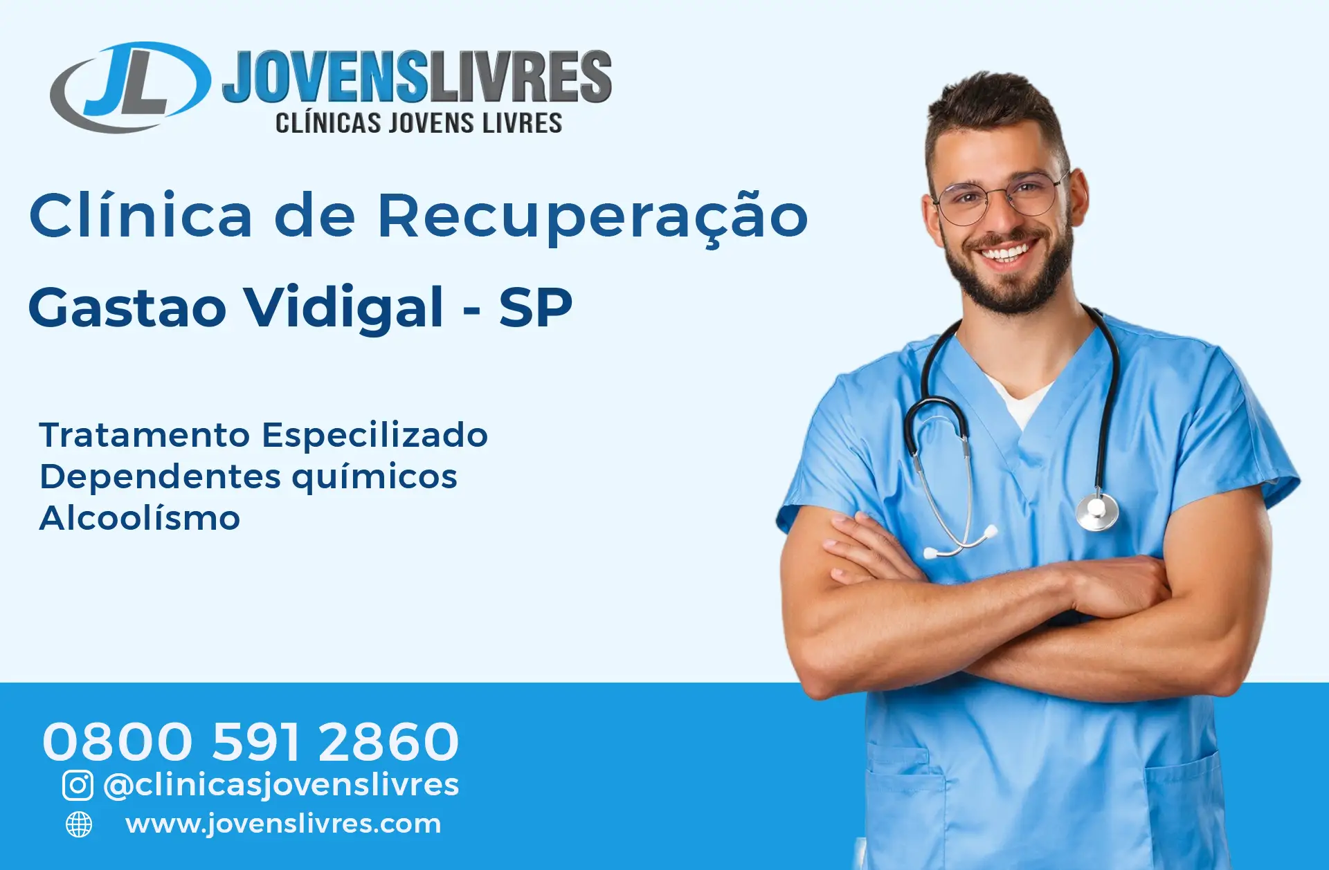 Clínica de Recuperação em Gastão Vidigal - SP