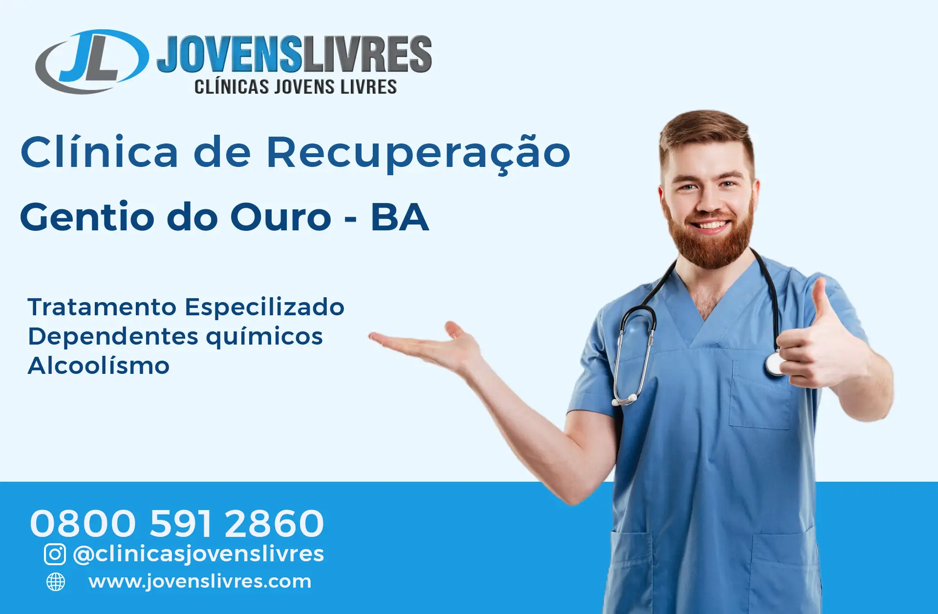 Clínica de Recuperação em Gentio do Ouro - BA