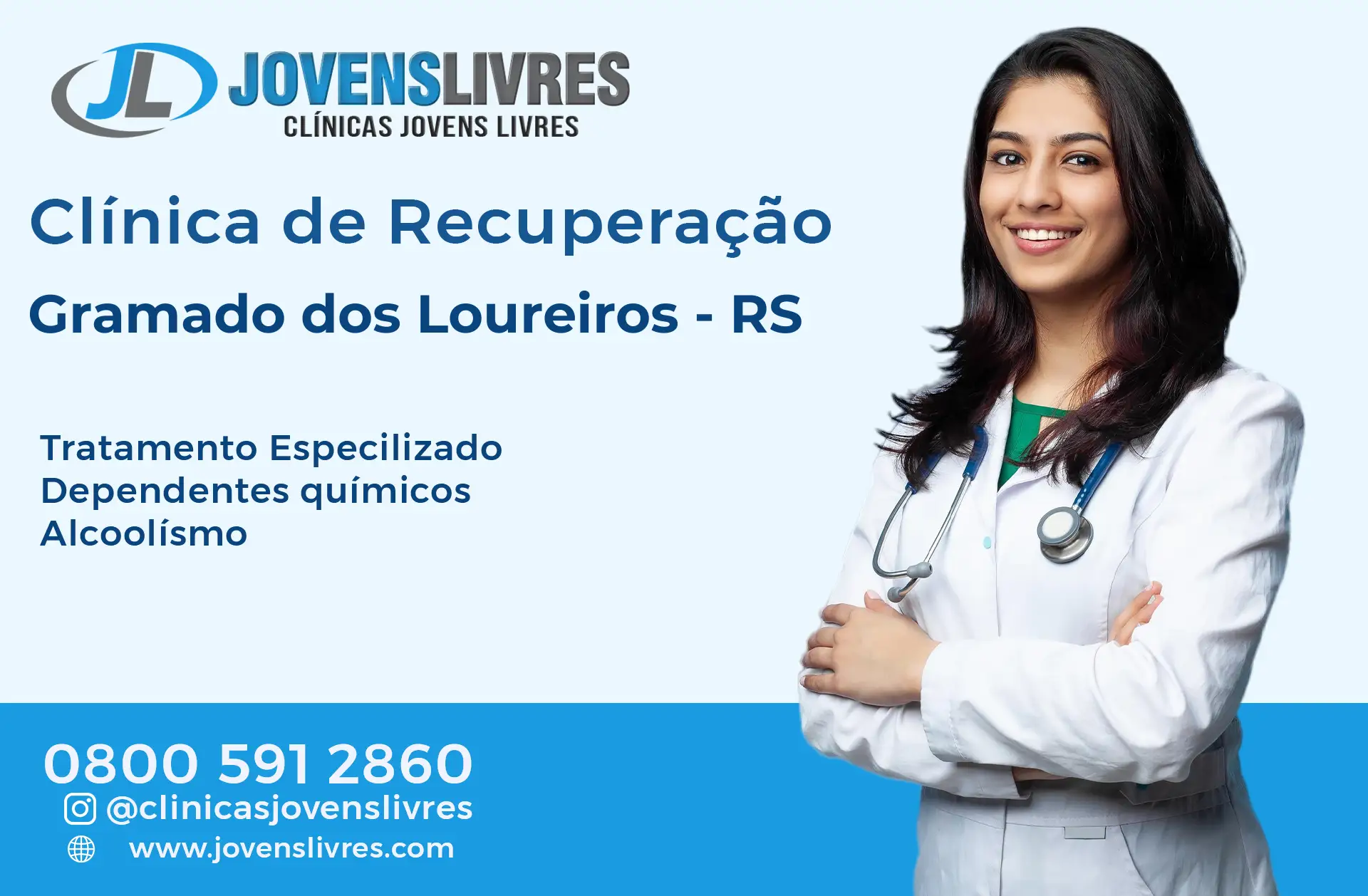 Clínica de Recuperação em Gramado dos Loureiros - RS