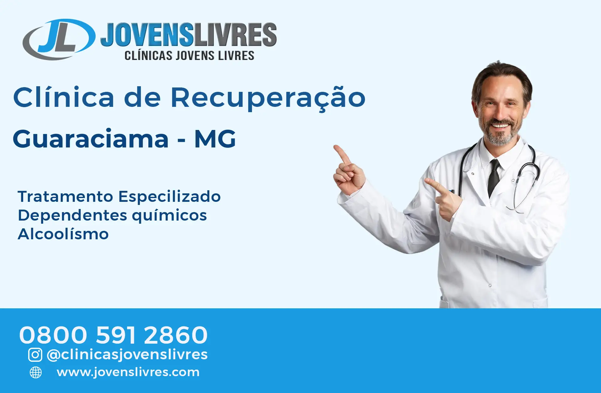 Clínica de Recuperação em Guaraciama - MG