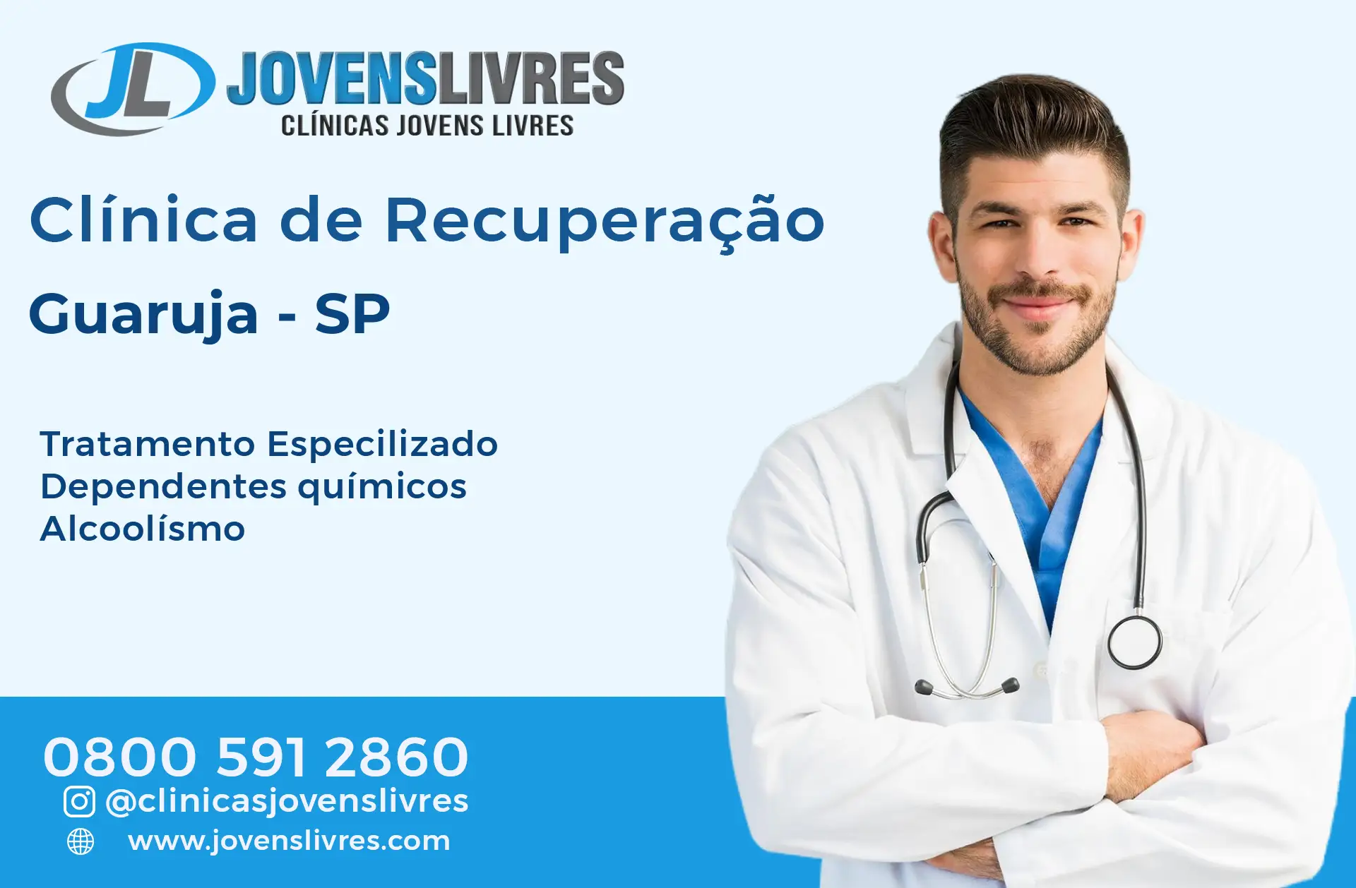 Clínica de Recuperação em Guarujá - SP