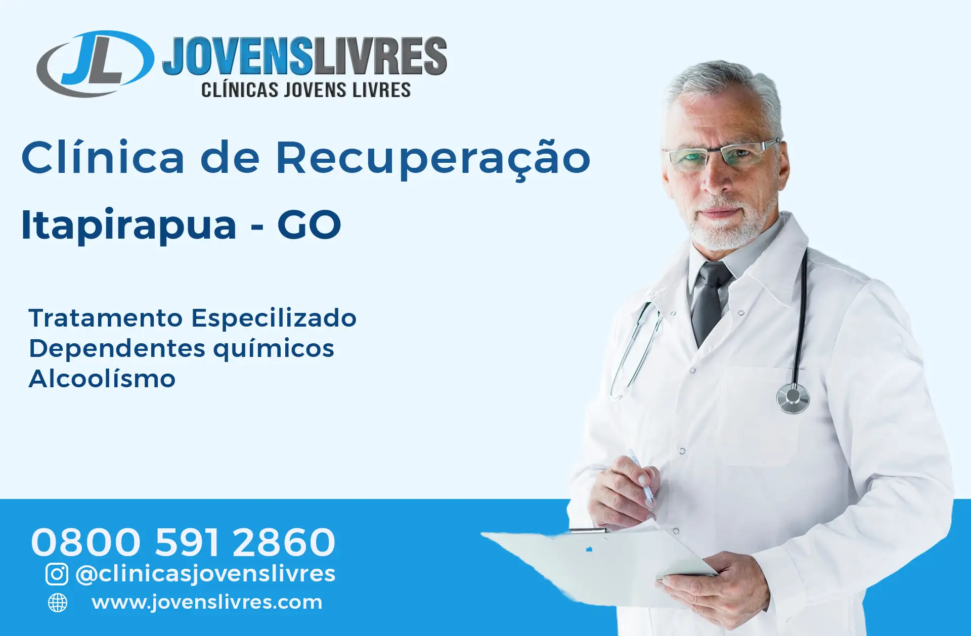 Clínica de Recuperação em Itapirapuã - GO