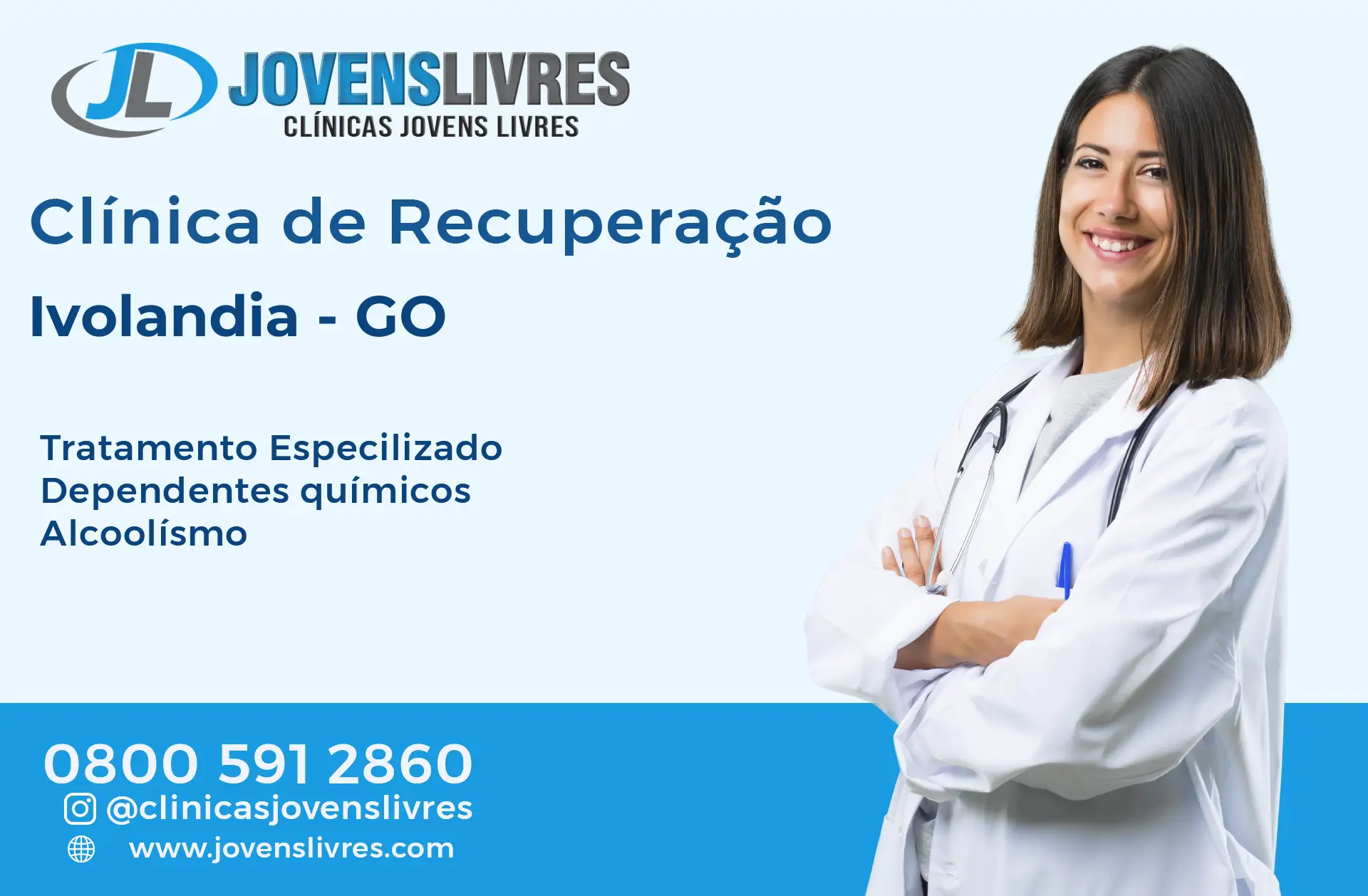 Clínica de Recuperação em Ivolândia - GO