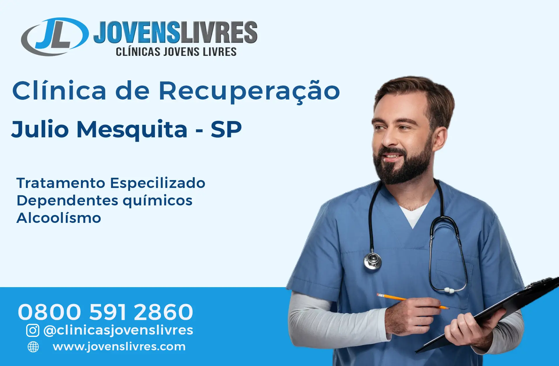 Clínica de Recuperação em Júlio Mesquita - SP