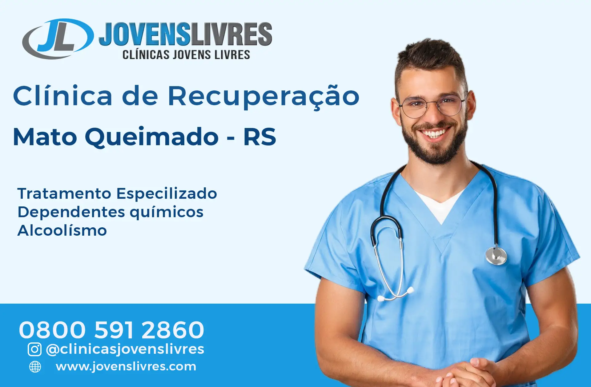 Clínica de Recuperação em Mato Queimado - RS