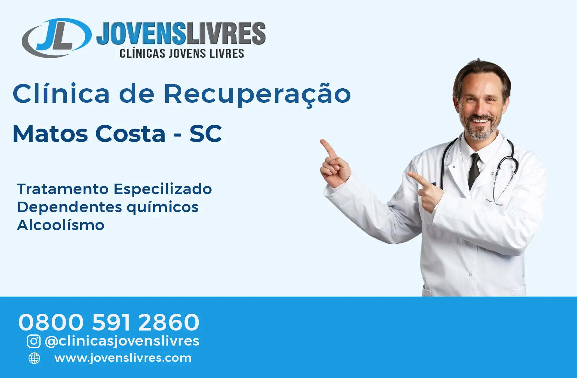 Clínica de Recuperação em Matos Costa - SC