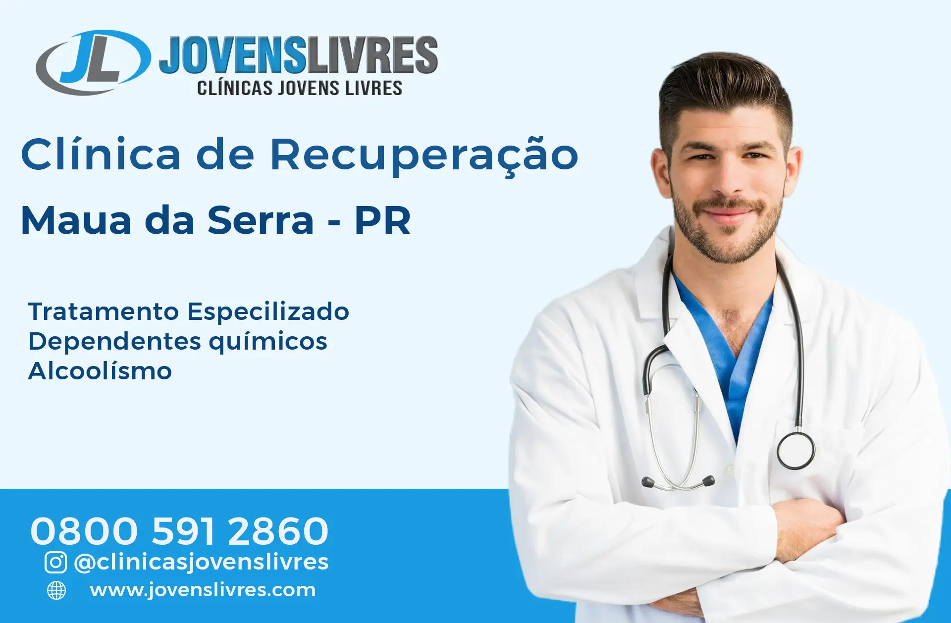 Clínica de Recuperação em Mauá da Serra - PR