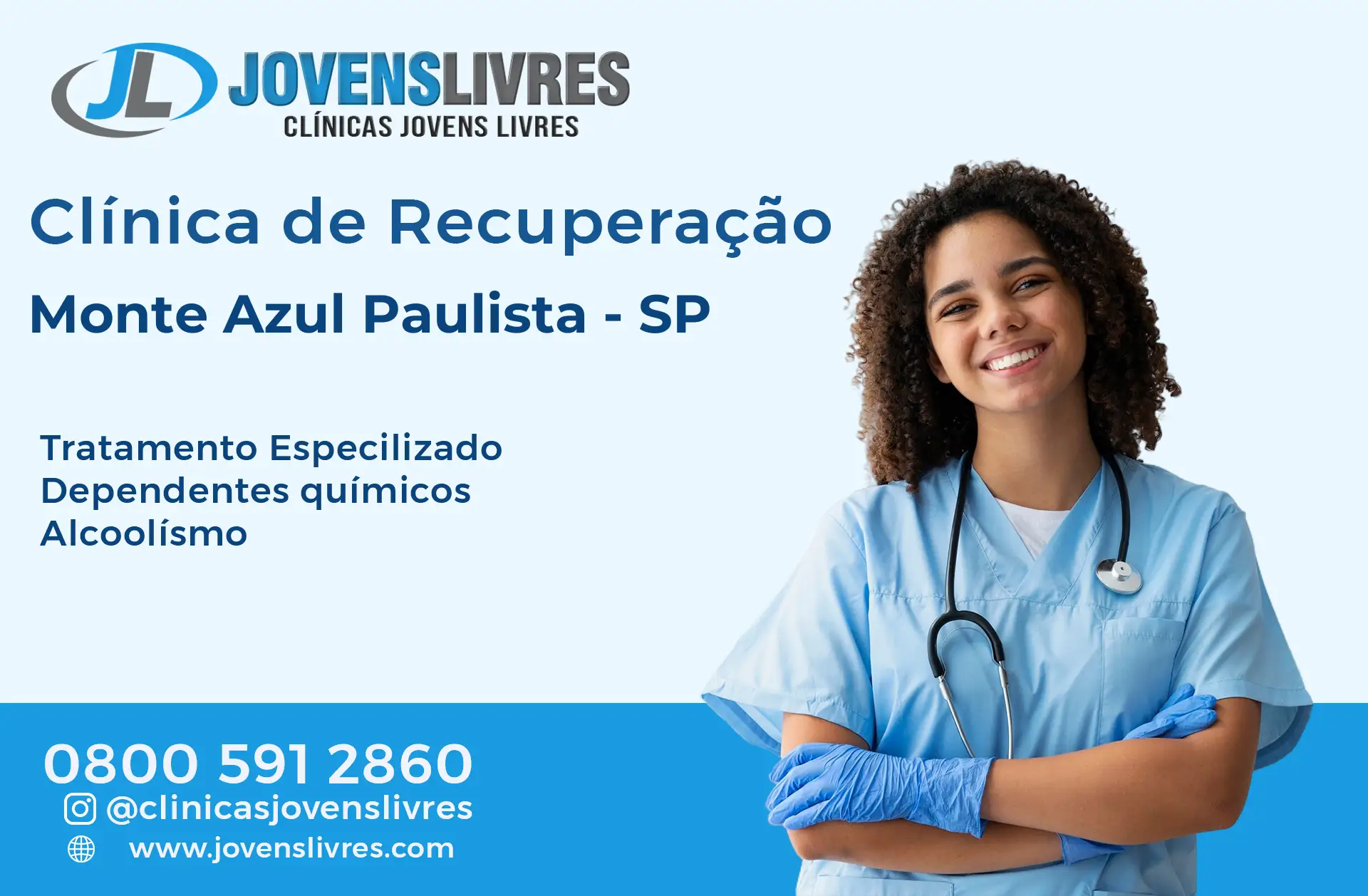 Clínica de Recuperação em Monte Azul Paulista - SP