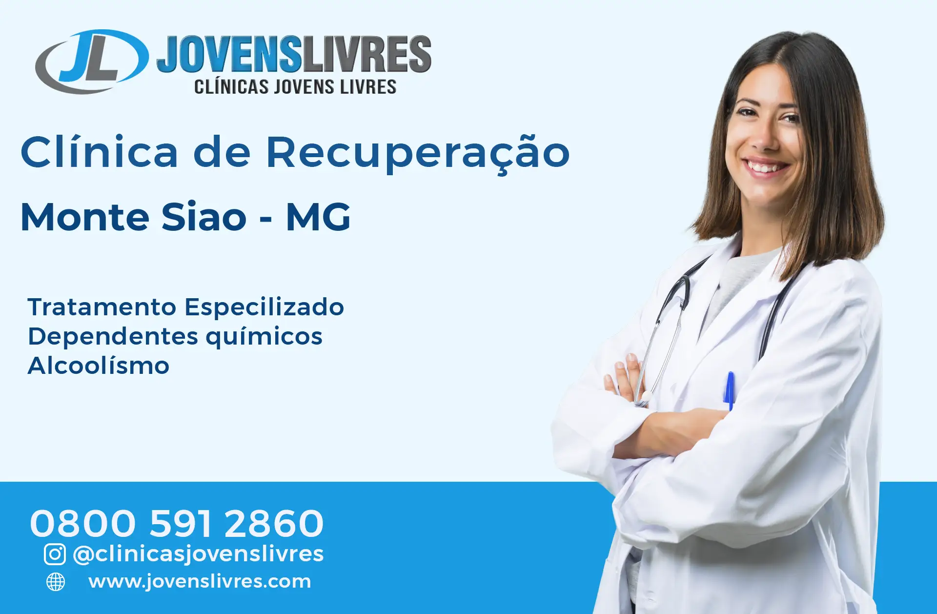 Clínica de Recuperação em Monte Sião - MG