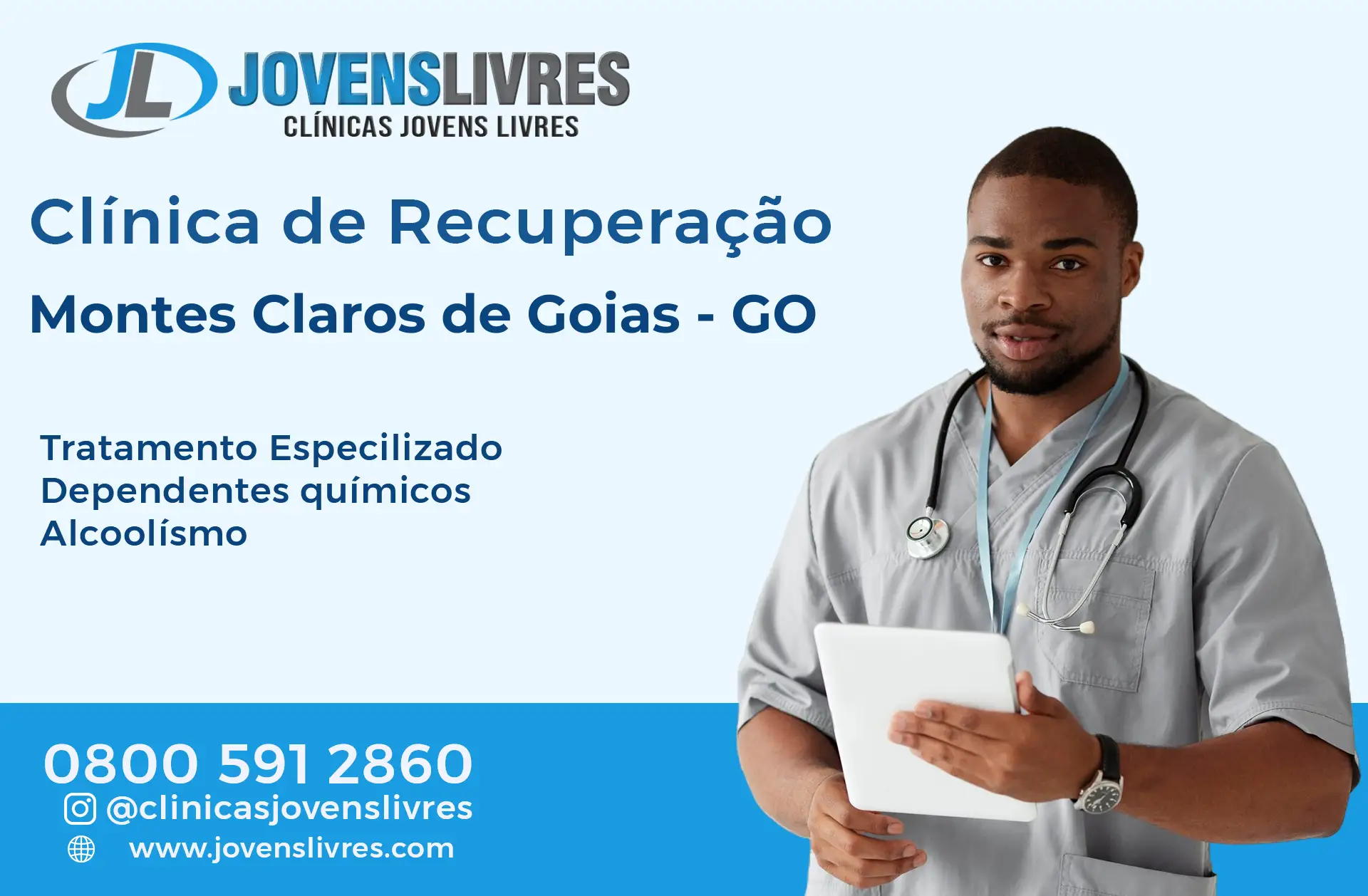 Clínica de Recuperação em Montes Claros de Goiás - GO