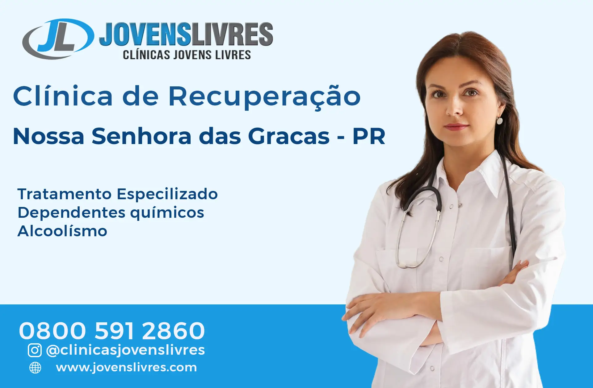 Clínica de Recuperação em Nossa Senhora das Graças - PR