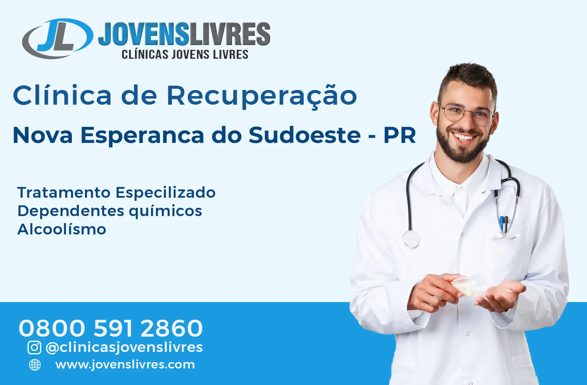 Clínica de Recuperação em Nova Esperança do Sudoeste - PR