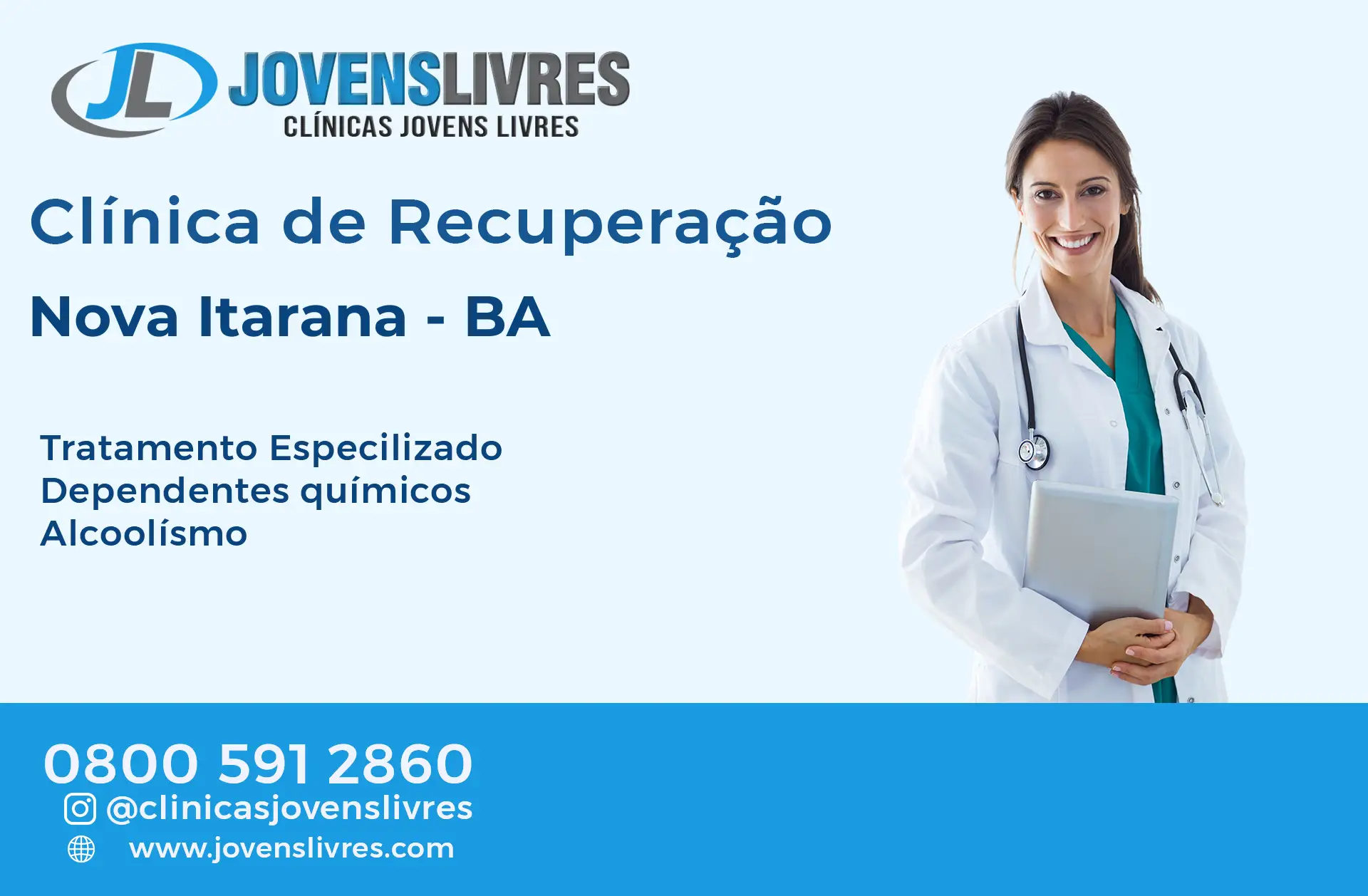 Clínica de Recuperação em Nova Itarana - BA