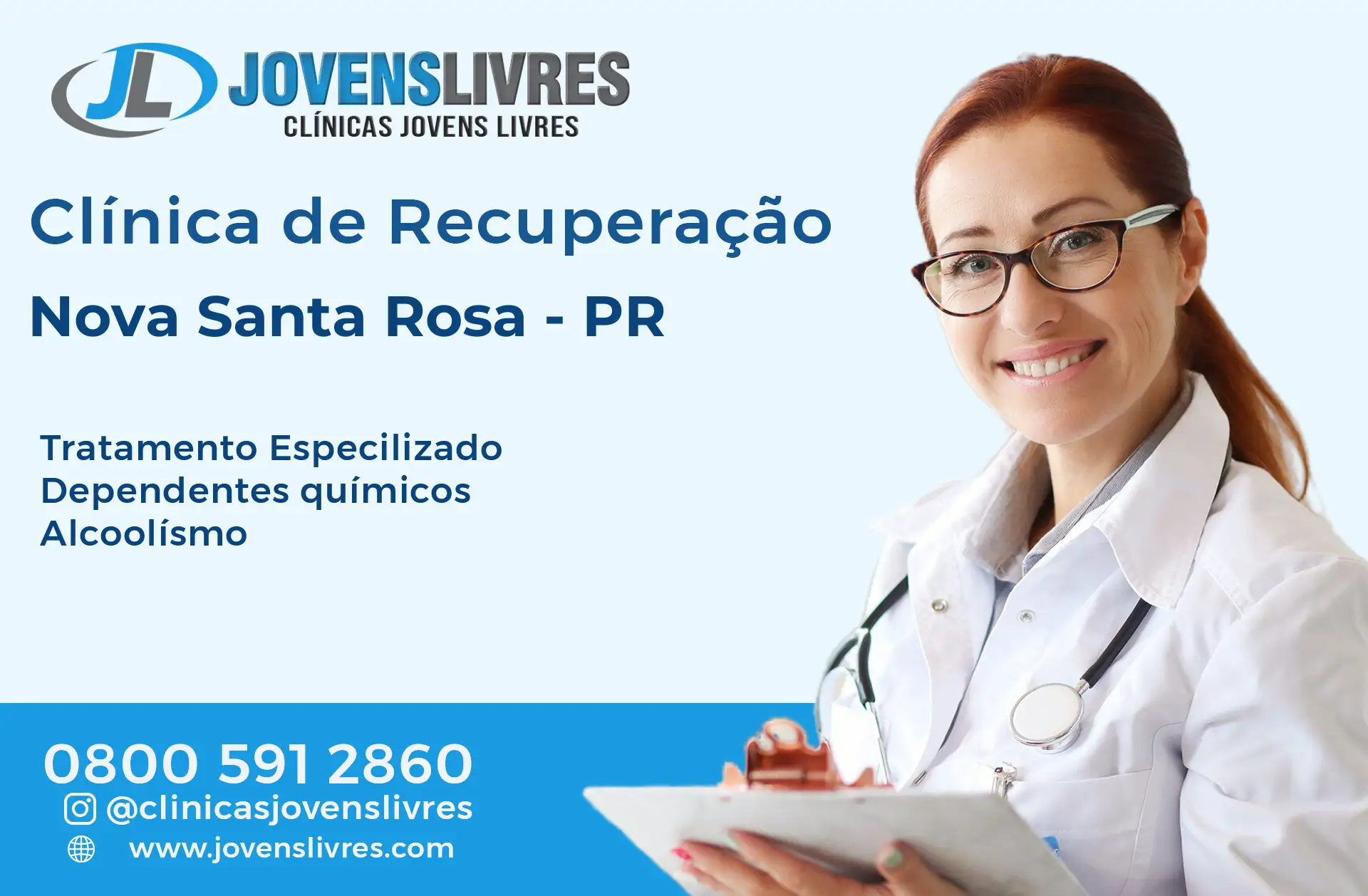 Clínica de Recuperação em Nova Santa Rosa - PR