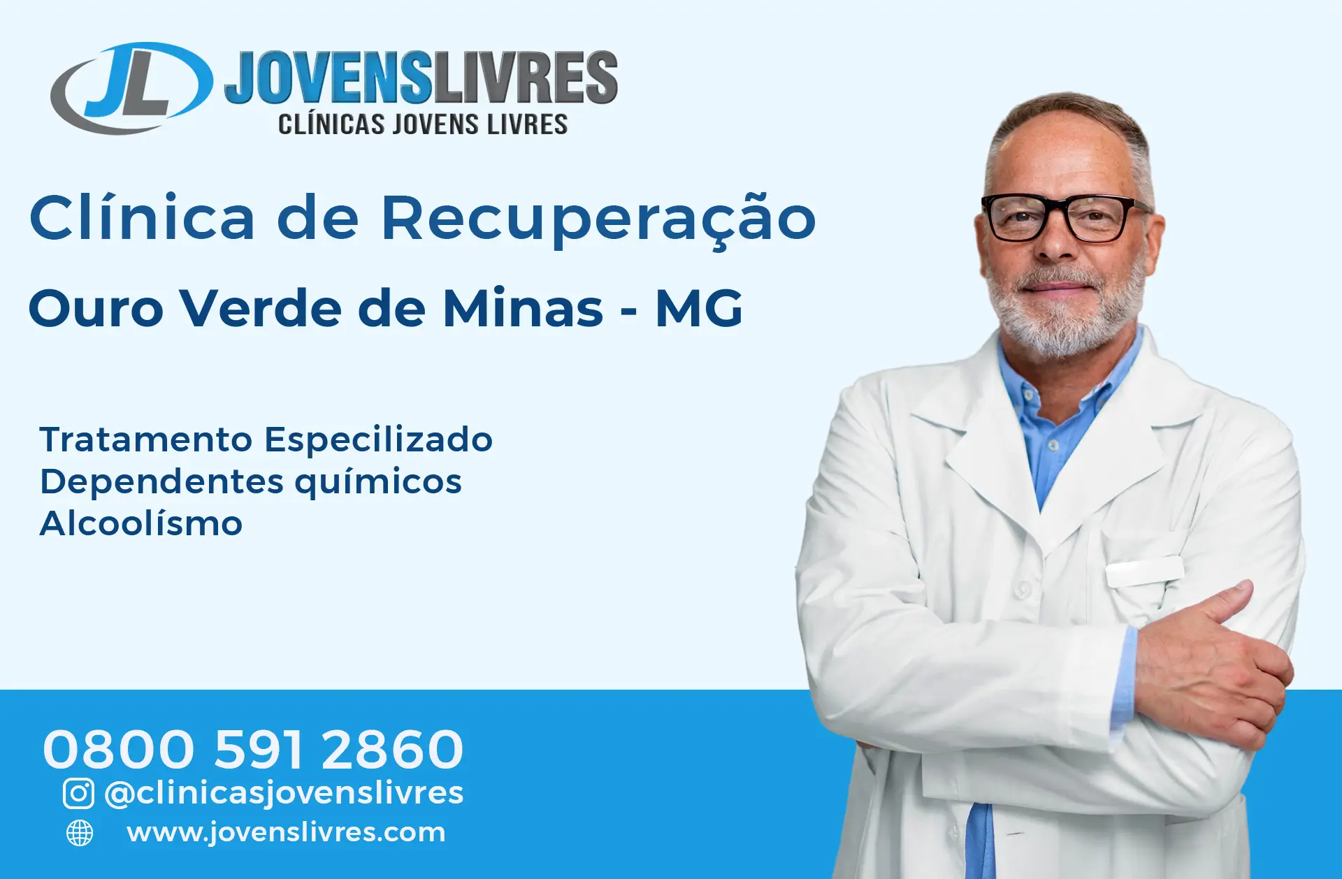 Clínica de Recuperação em Ouro Verde de Minas - MG