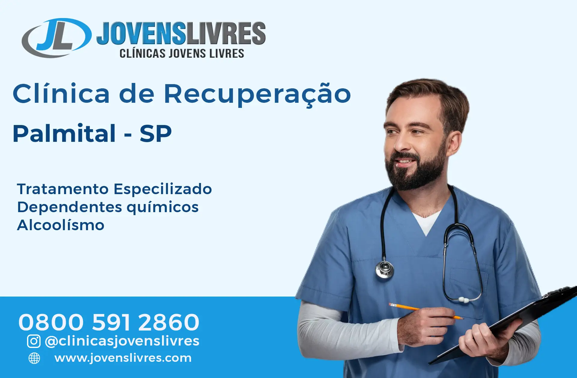 Clínica de Recuperação em Palmital - SP