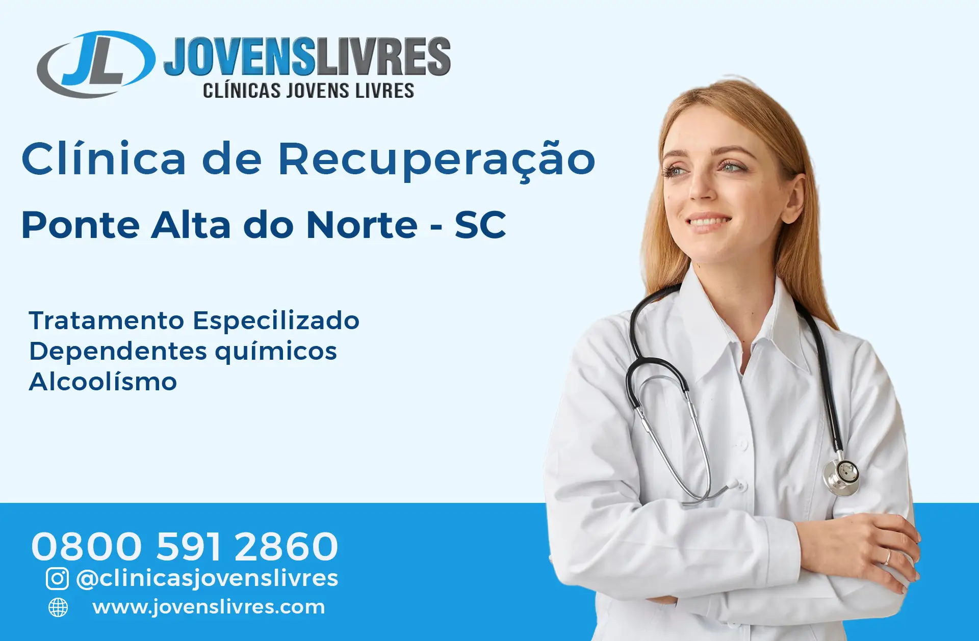 Clínica de Recuperação em Ponte Alta do Norte - SC