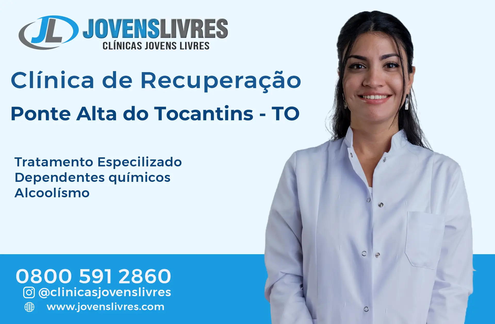 Clínica de Recuperação em Ponte Alta do Tocantins - TO