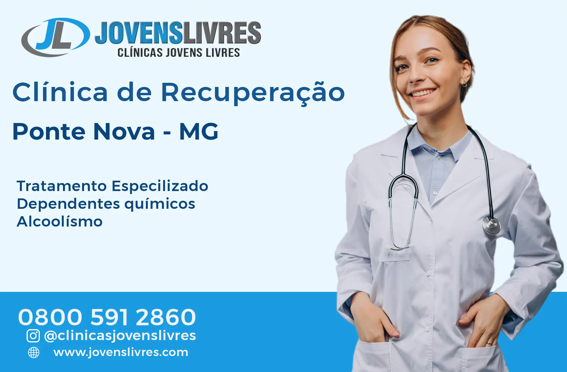 Clínica de Recuperação em Ponte Nova - MG