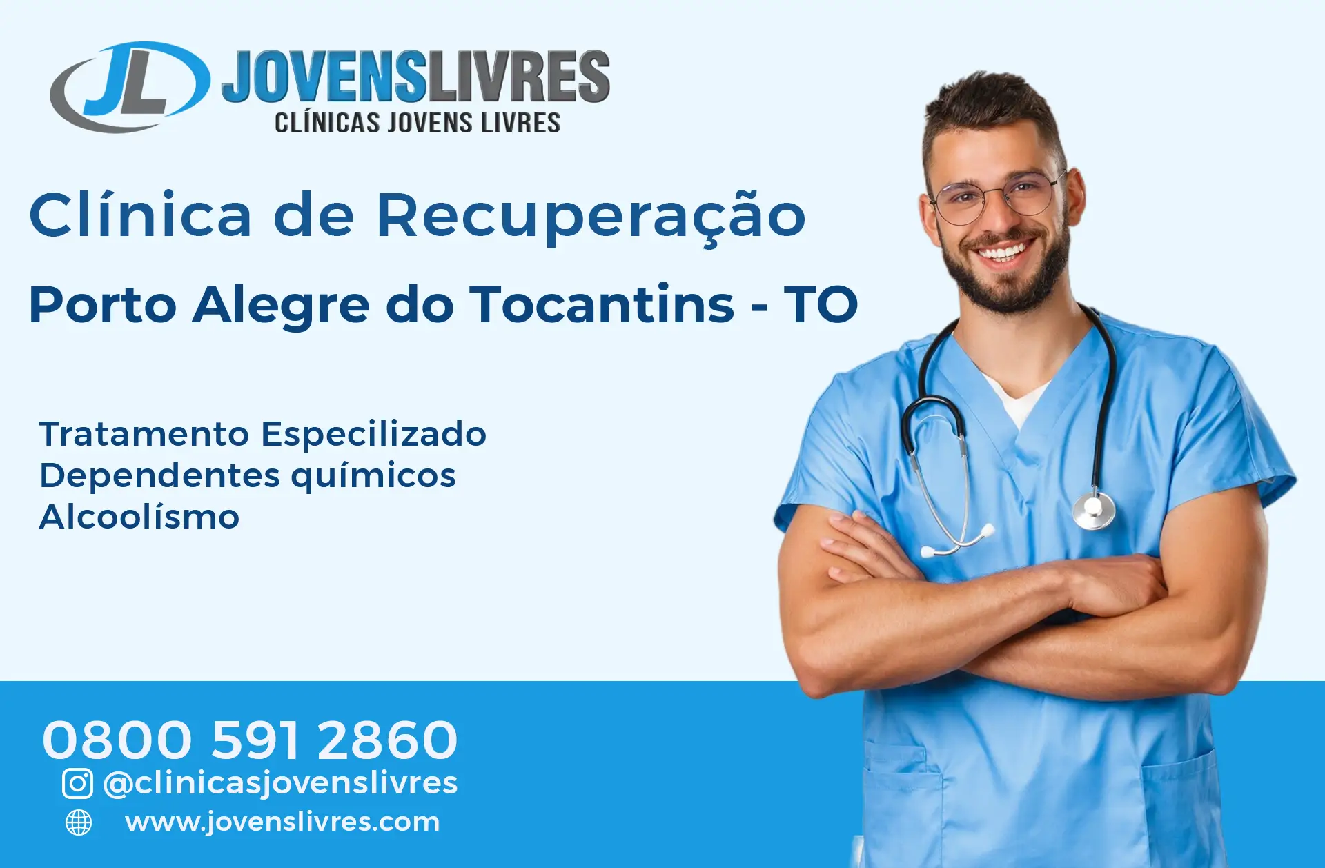 Clínica de Recuperação em Porto Alegre do Tocantins - TO