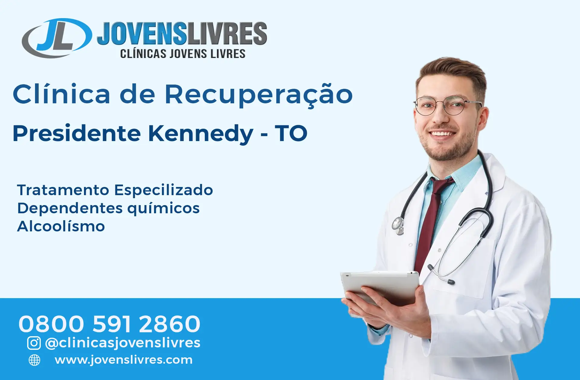 Clínica de Recuperação em Presidente Kennedy - TO