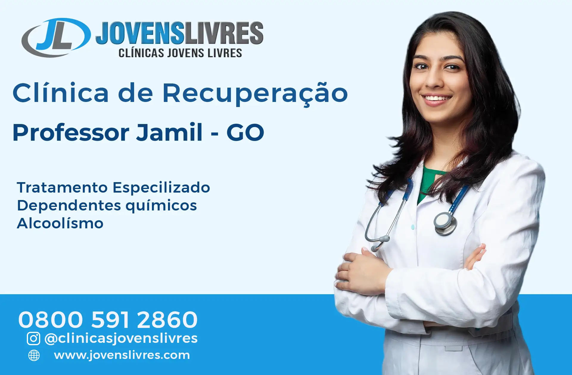 Clínica de Recuperação em Professor Jamil - GO