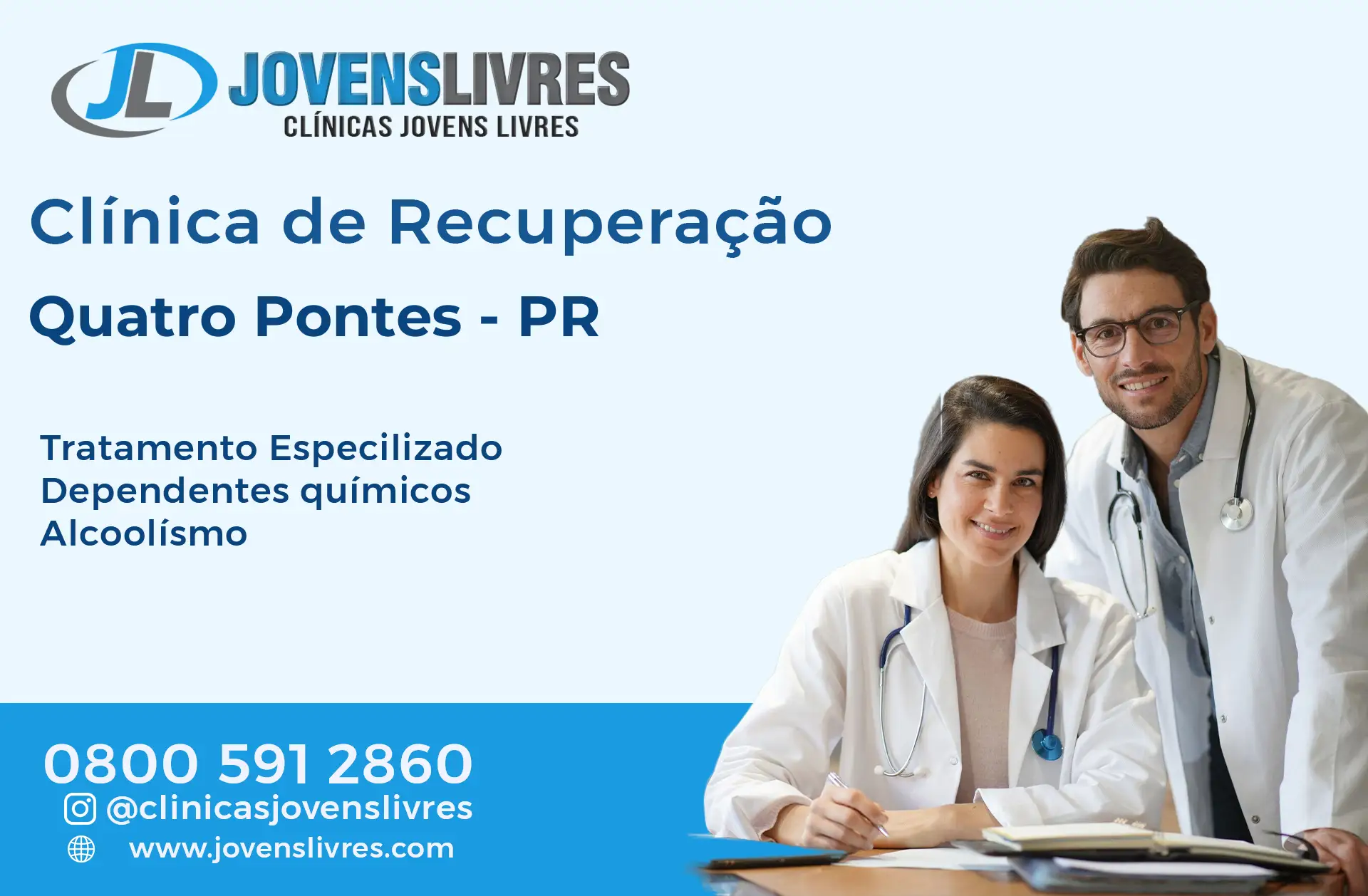 Clínica de Recuperação em Quatro Pontes - PR