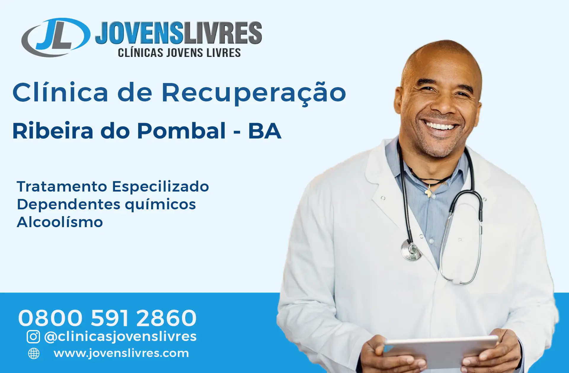 Clínica de Recuperação em Ribeira do Pombal - BA