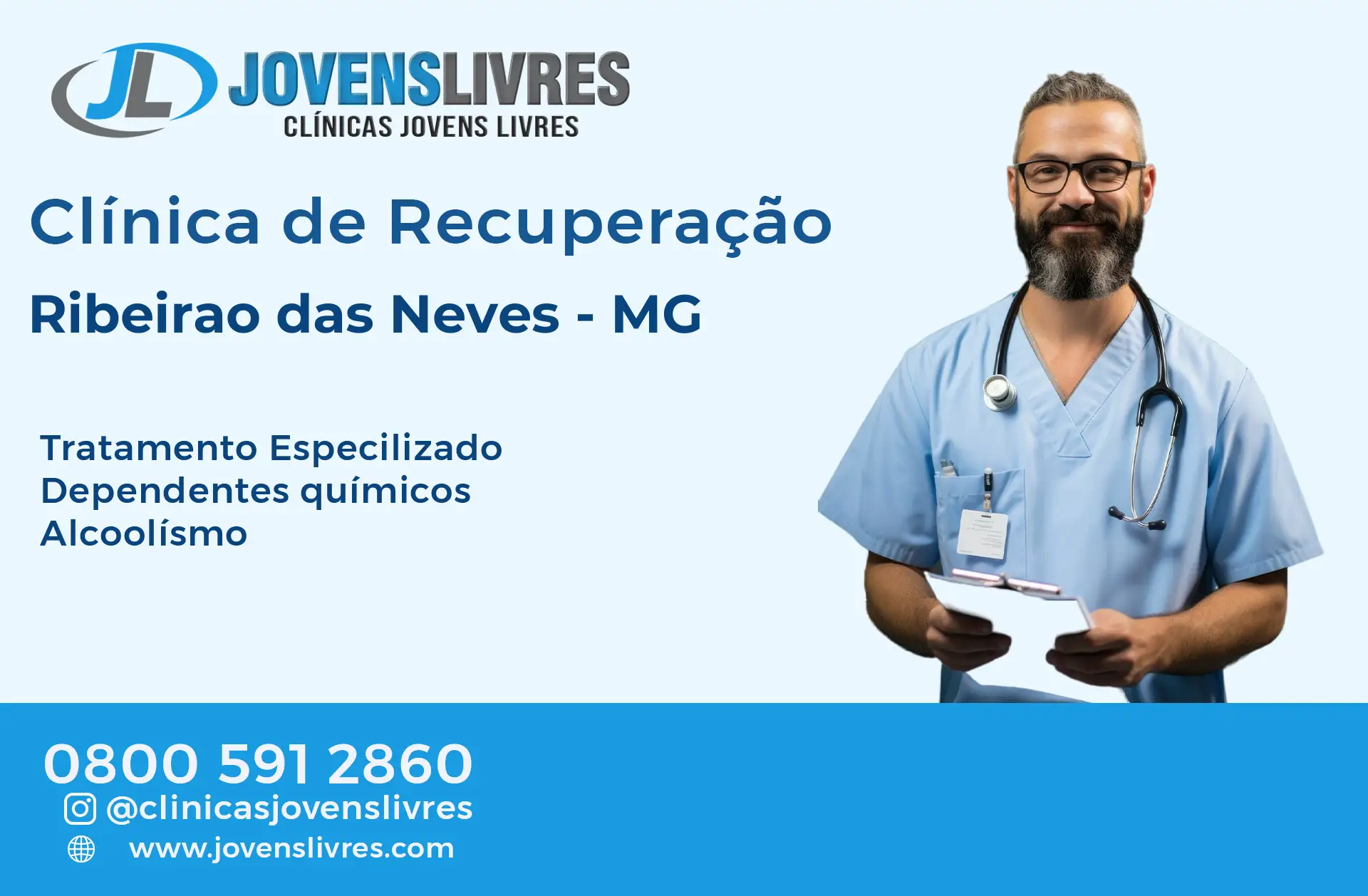 Clínica de Recuperação em Ribeirão das Neves - MG