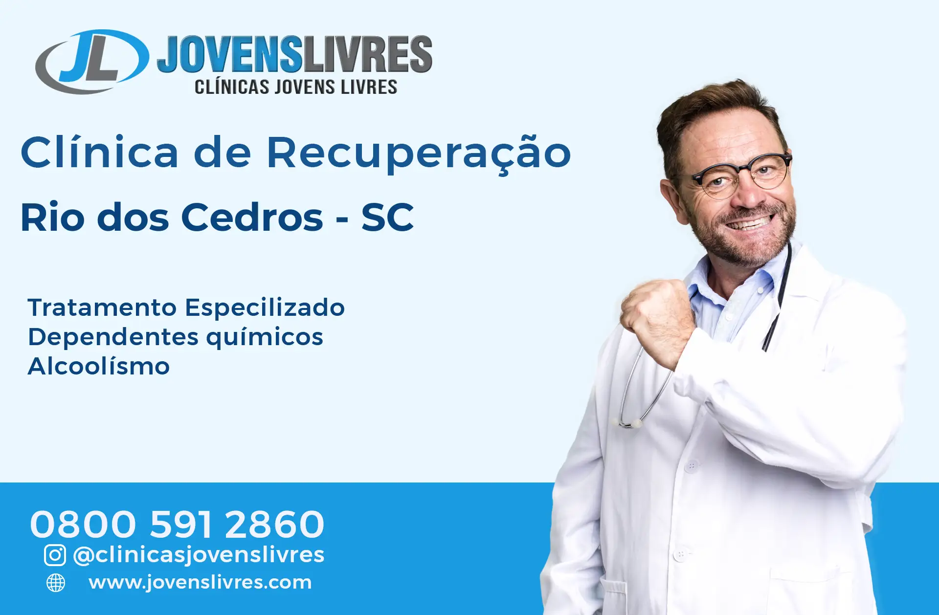 Clínica de Recuperação em Rio dos Cedros - SC