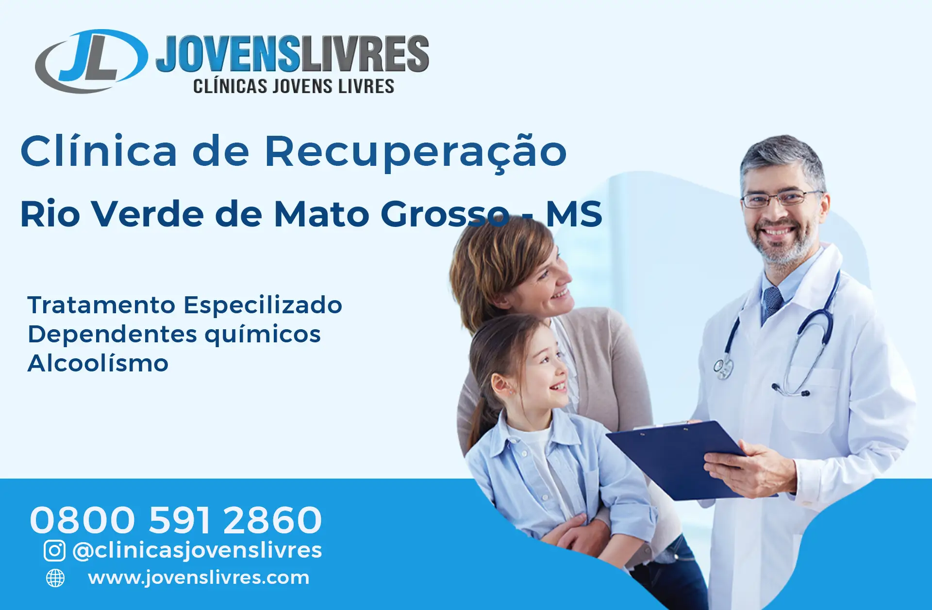 Clínica de Recuperação em Rio Verde de Mato Grosso - MS