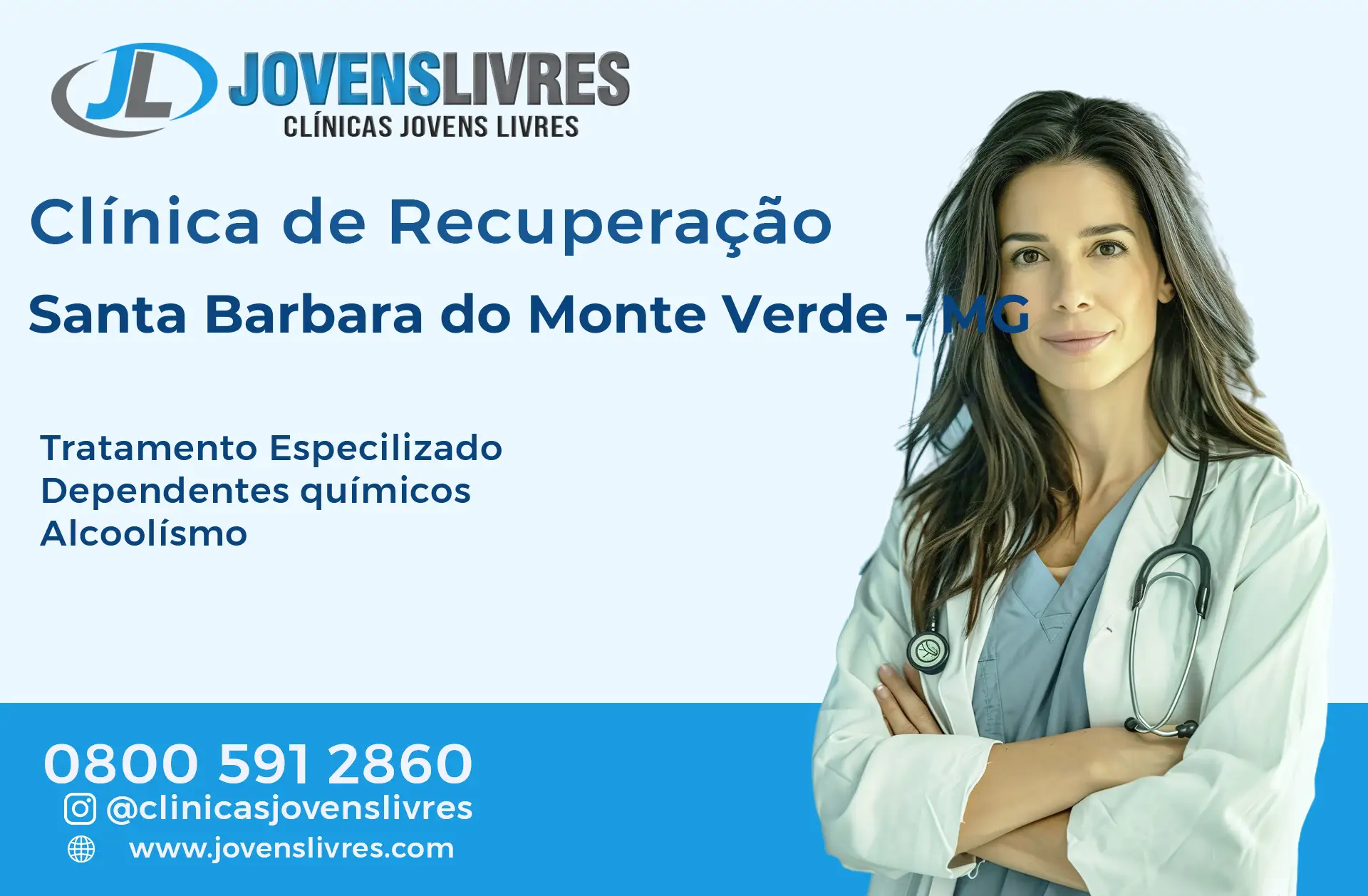 Clínica de Recuperação em Santa Bárbara do Monte Verde - MG