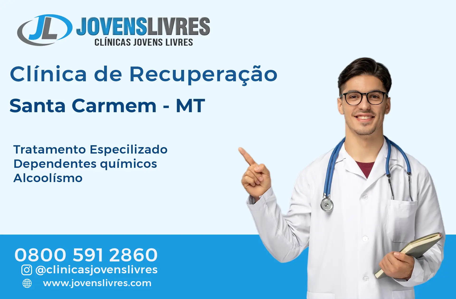 Clínica de Recuperação em Santa Carmem - MT