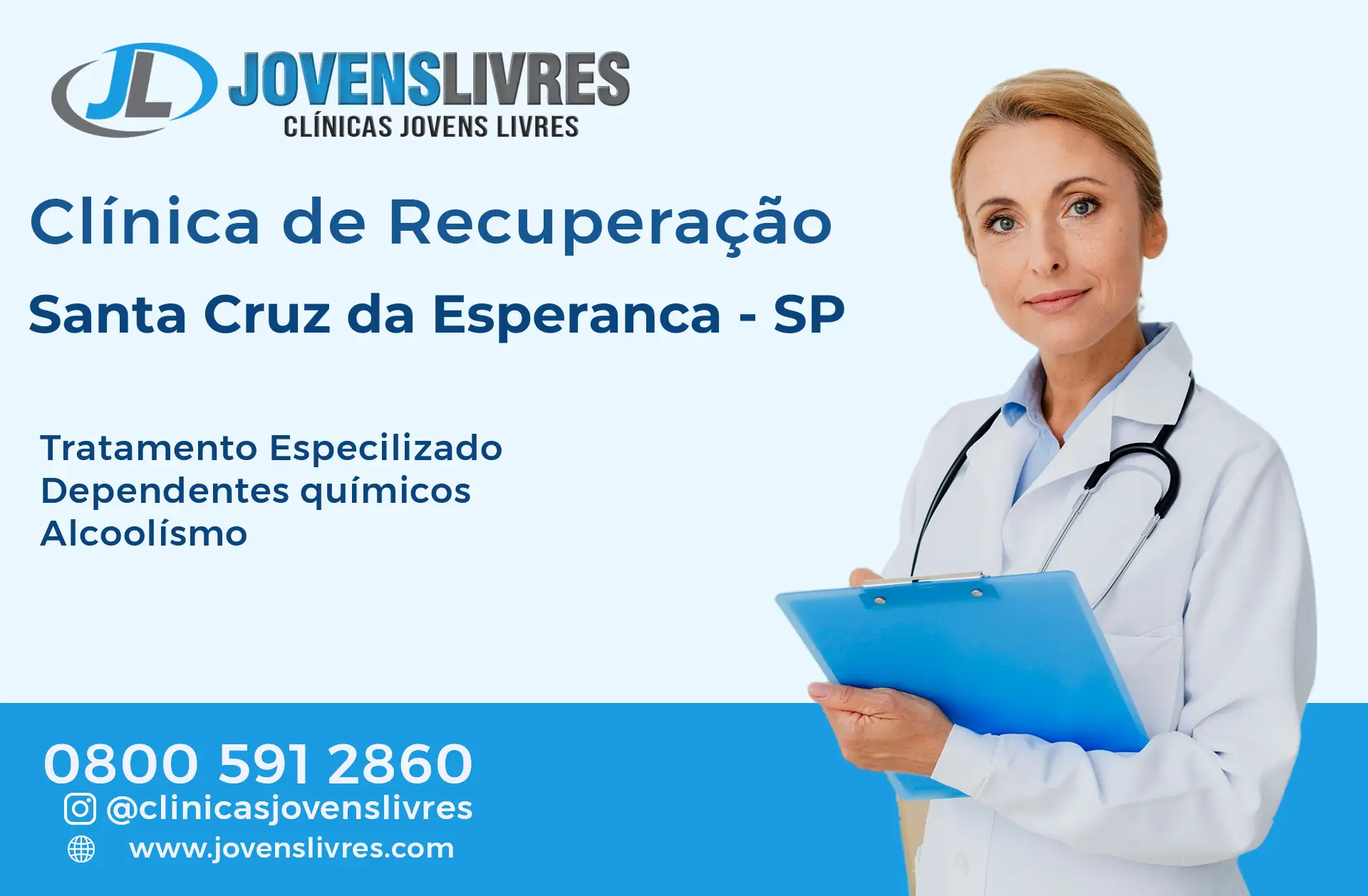 Clínica de Recuperação em Santa Cruz da Esperança - SP