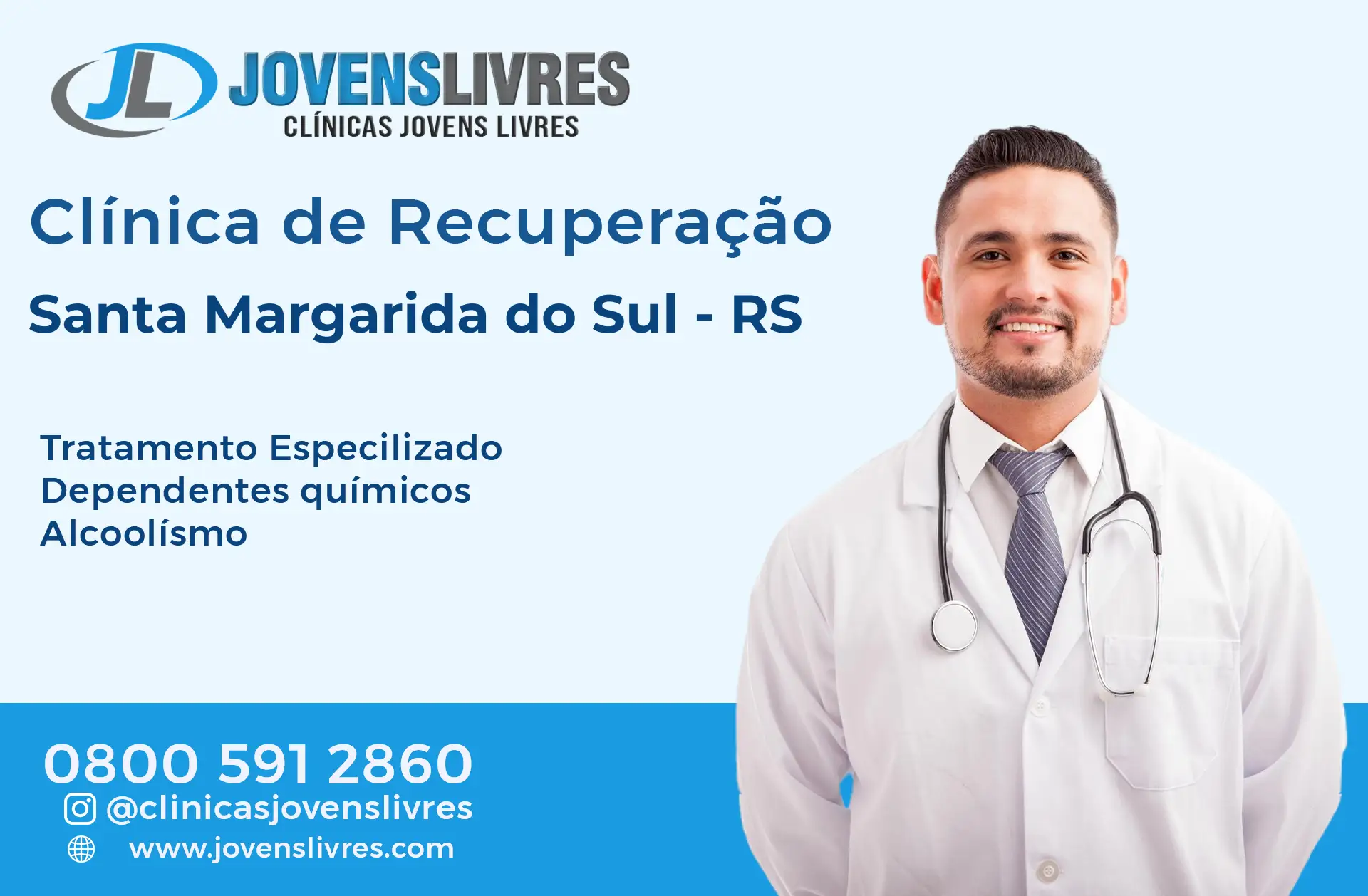 Clínica de Recuperação em Santa Margarida do Sul - RS