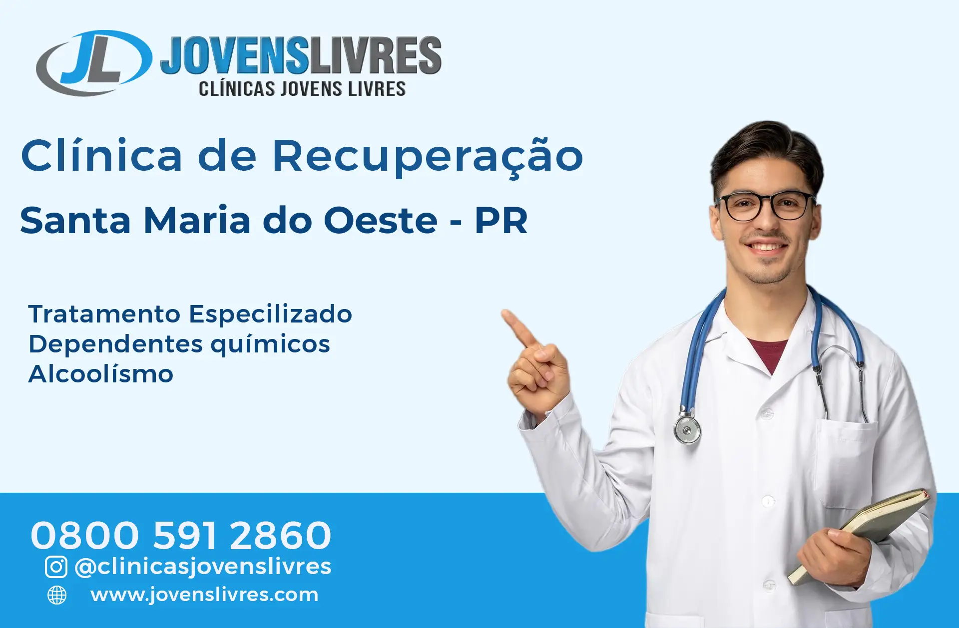 Clínica de Recuperação em Santa Maria do Oeste - PR