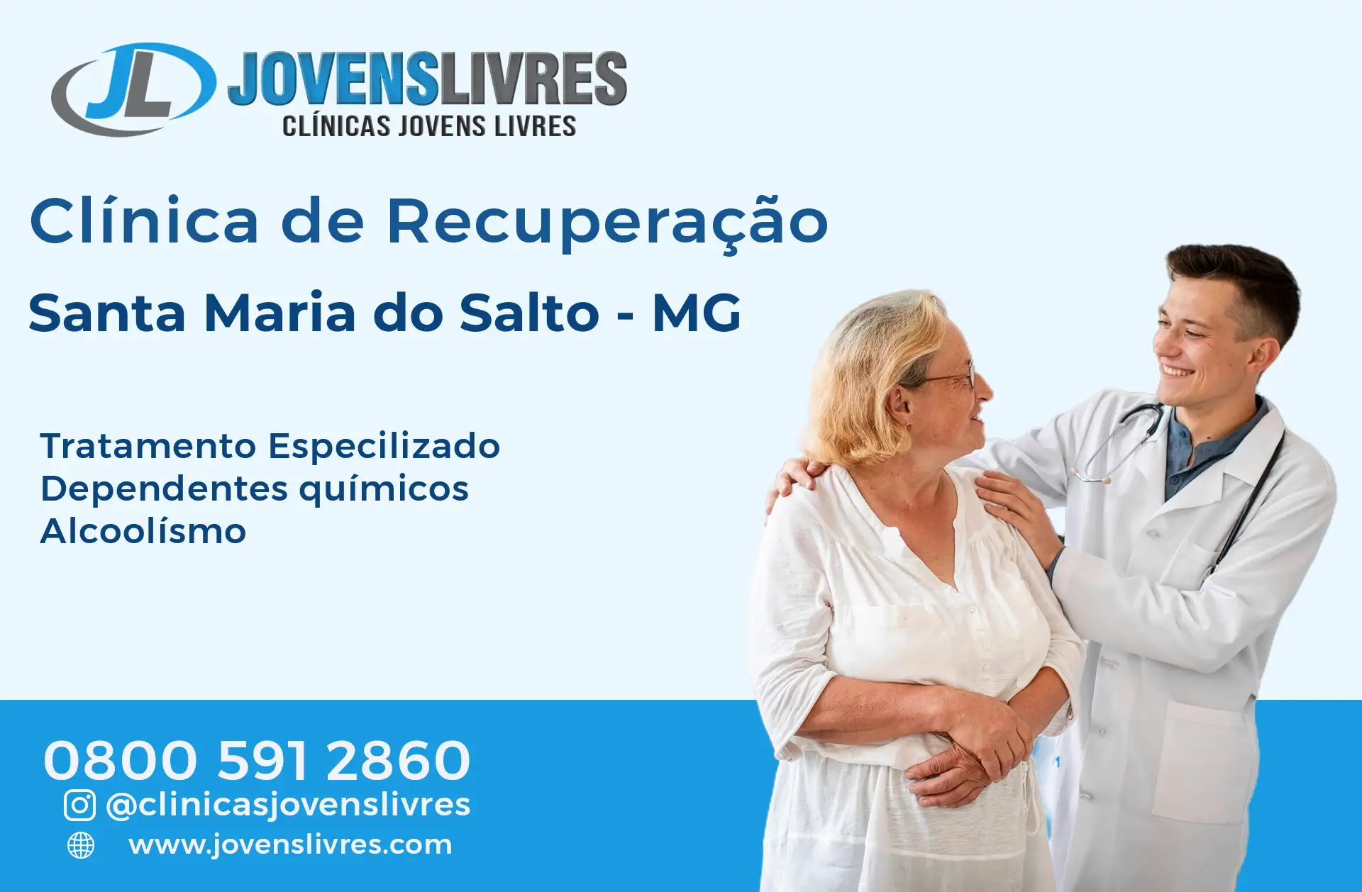 Clínica de Recuperação em Santa Maria do Salto - MG