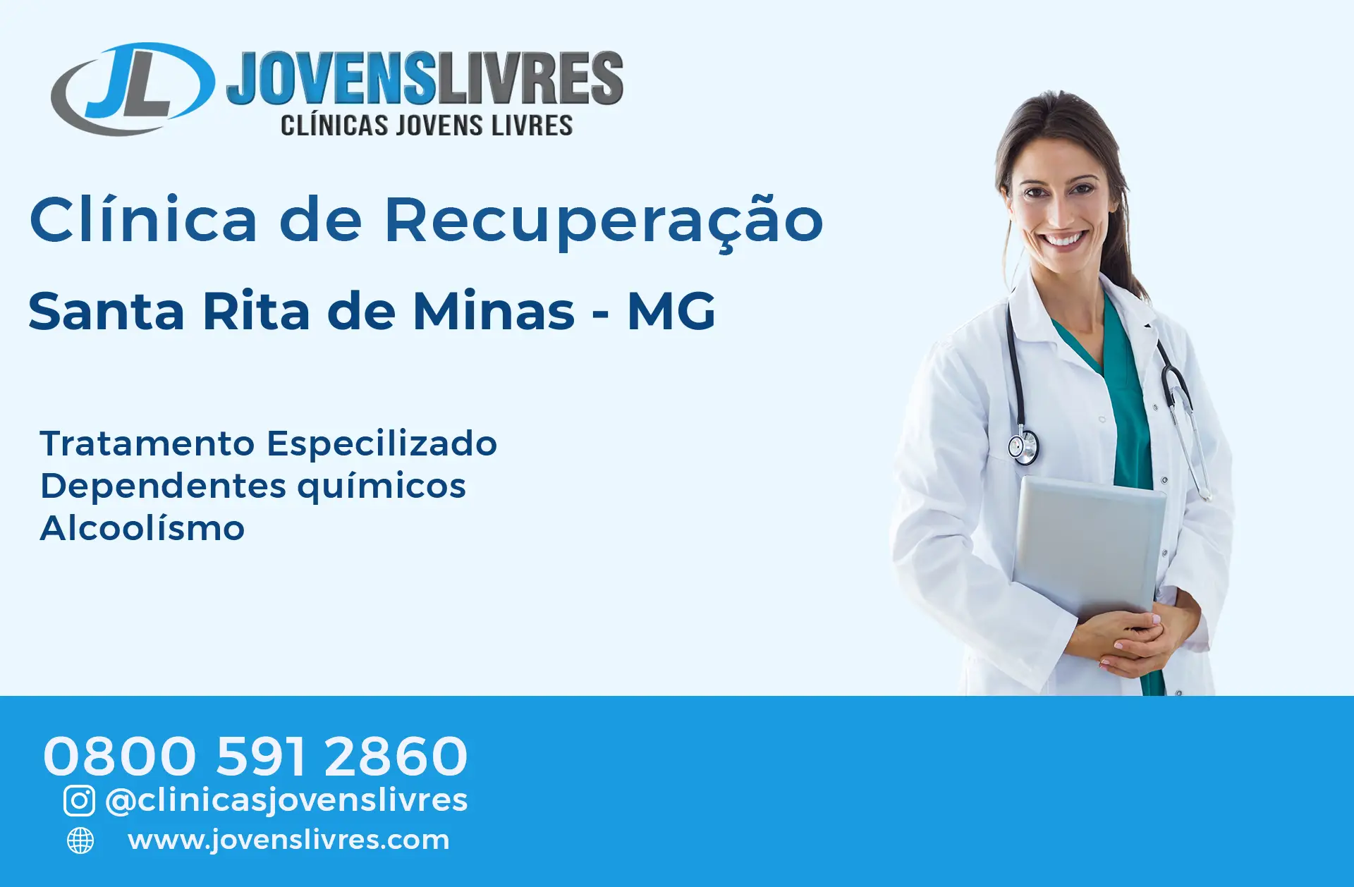 Clínica de Recuperação em Santa Rita de Minas - MG