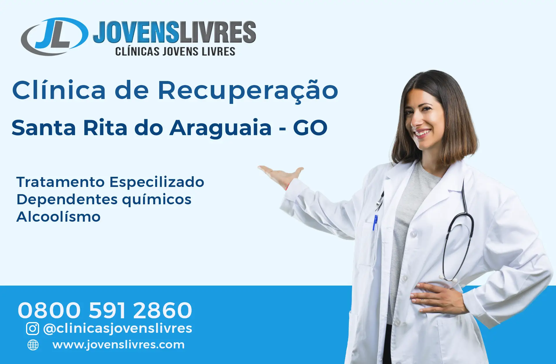 Clínica de Recuperação em Santa Rita do Araguaia - GO