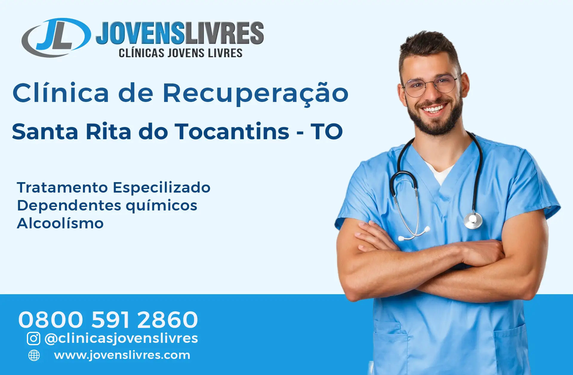 Clínica de Recuperação em Santa Rita do Tocantins - TO